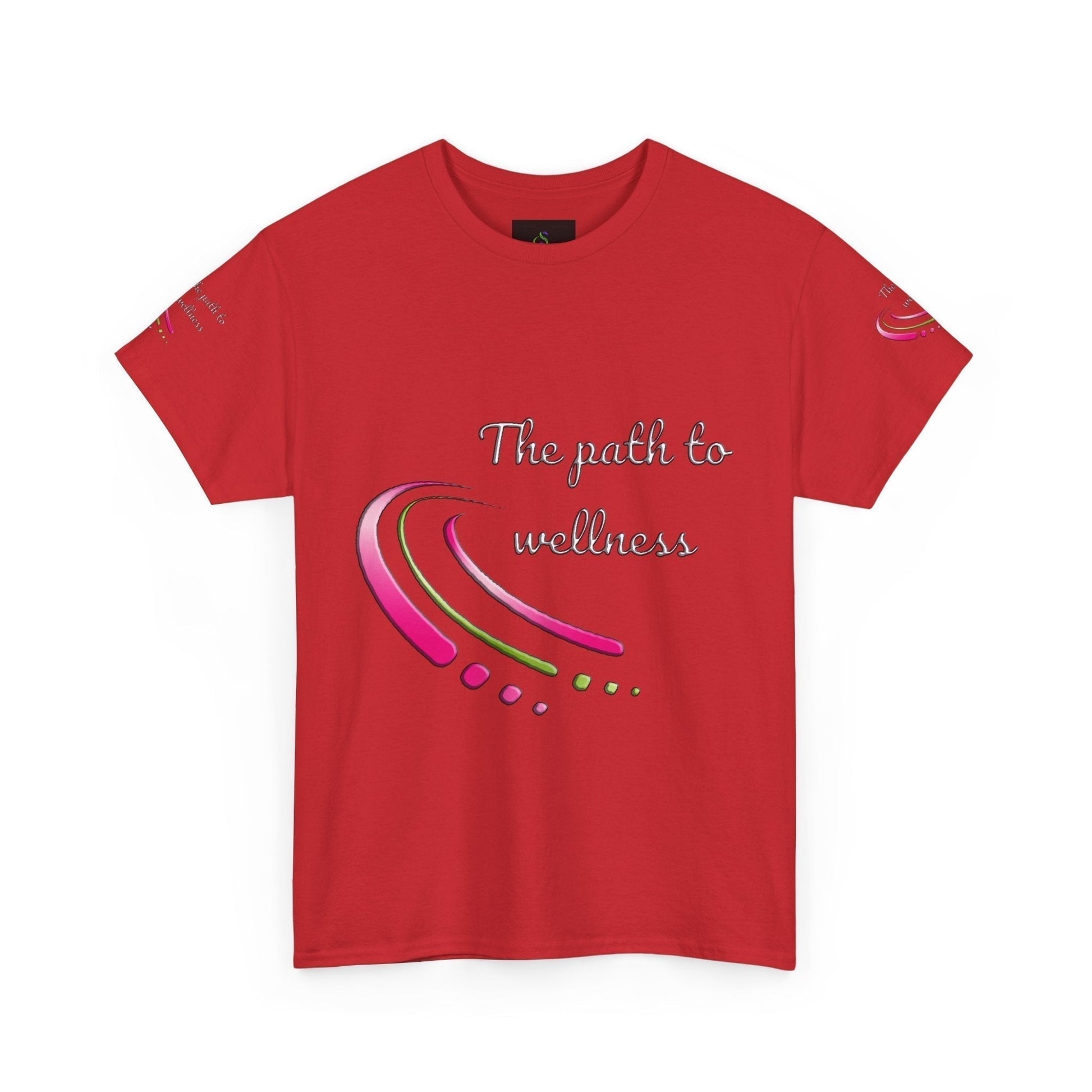 Unisex Welllness Heavy Cotton T-shirt - The Path To Wellness  Everyday
