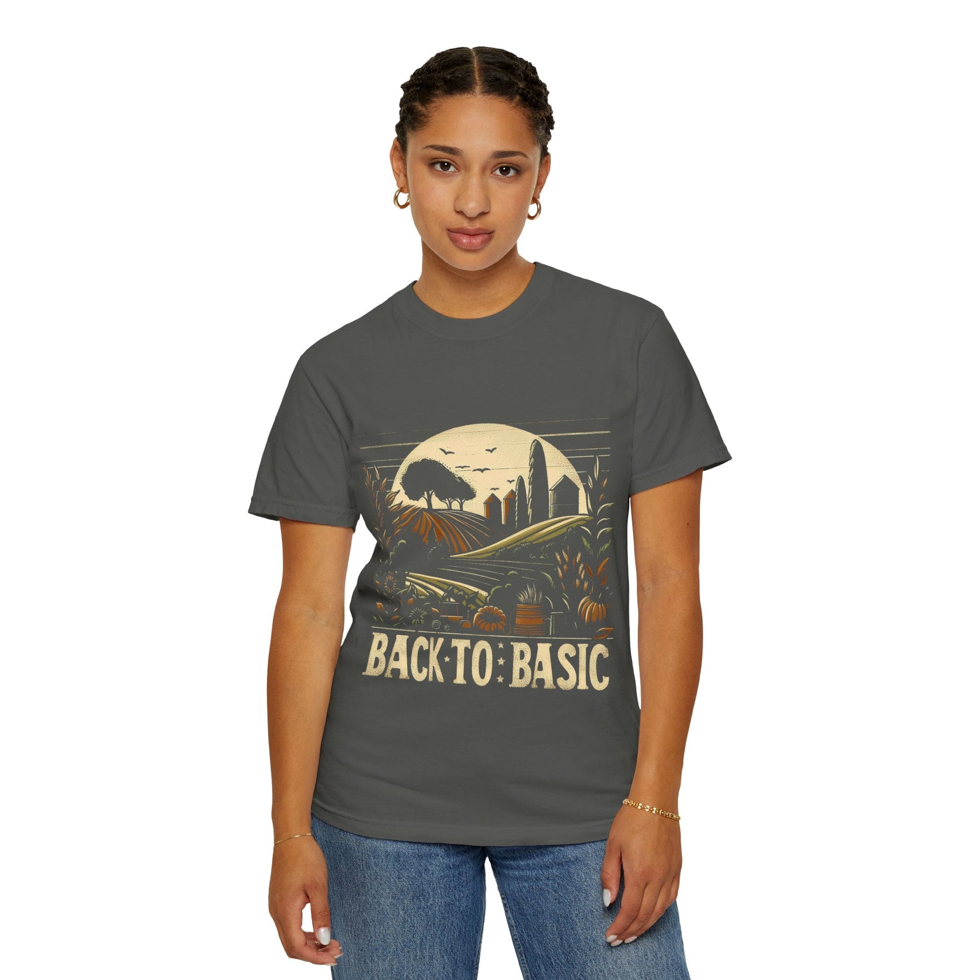 Unisex Garment-Dyed T-shirt - Back To Basic Ethically Made for Comfort