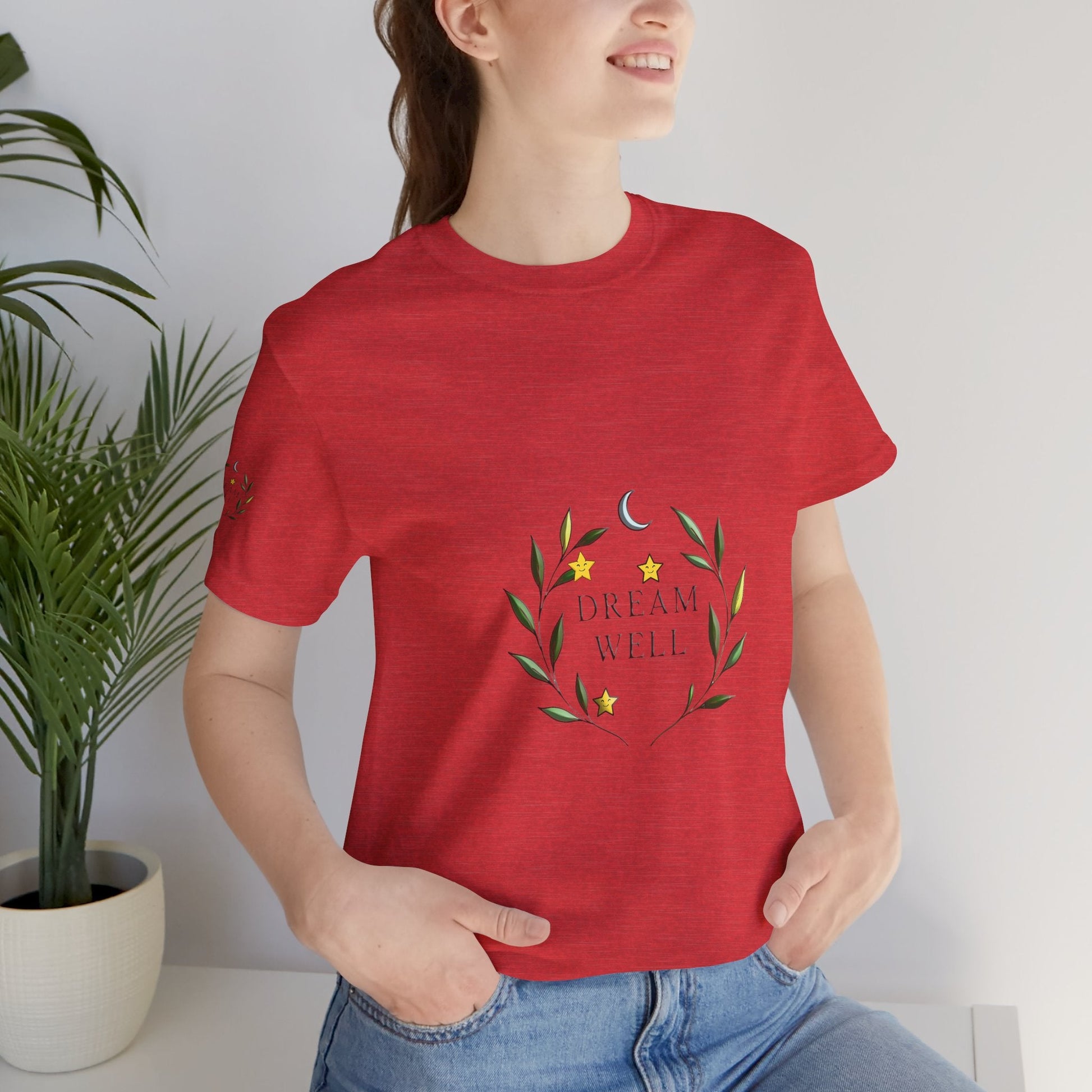 Dream Well Unisex Jersey T-shirt | Relaxed Fit, Care, or Relaxation