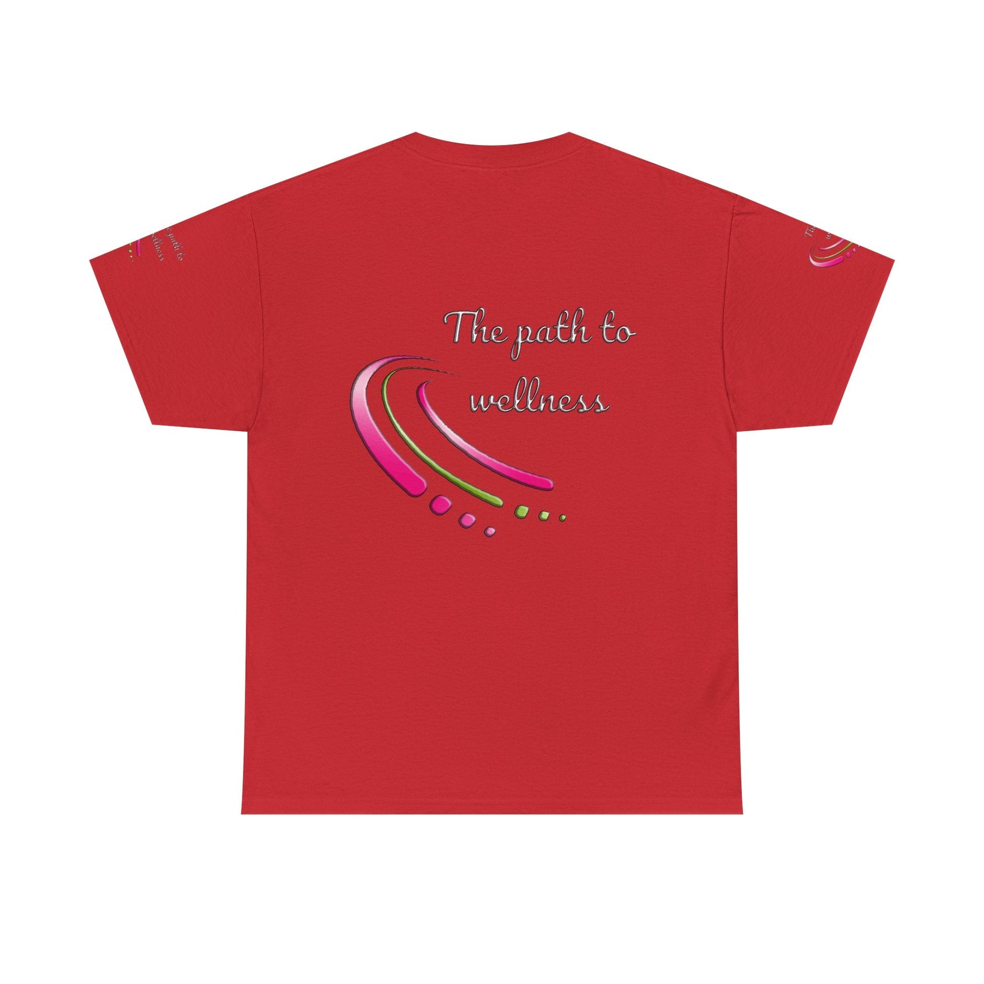 Unisex Welllness Heavy Cotton T-shirt - The Path To Wellness  Everyday