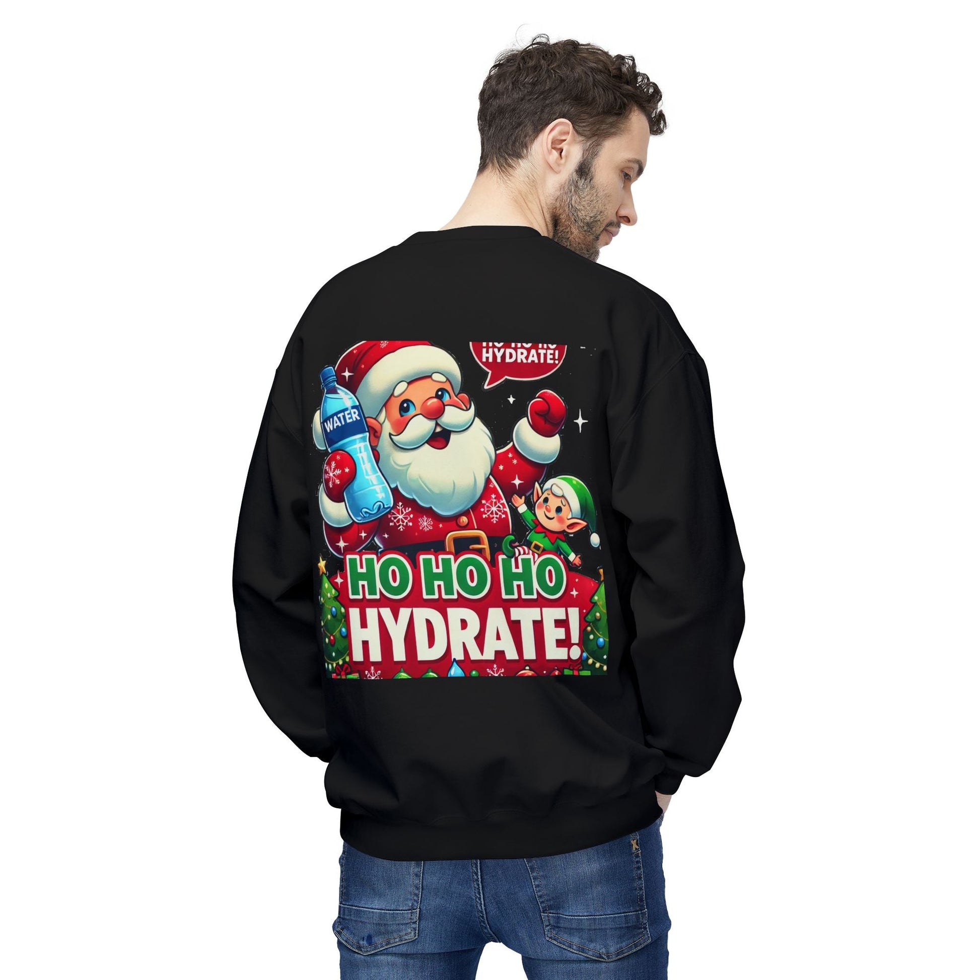 Unisex Midweight Softstyle Fleece - Crewneck Sweatshirt Ho Hydrate