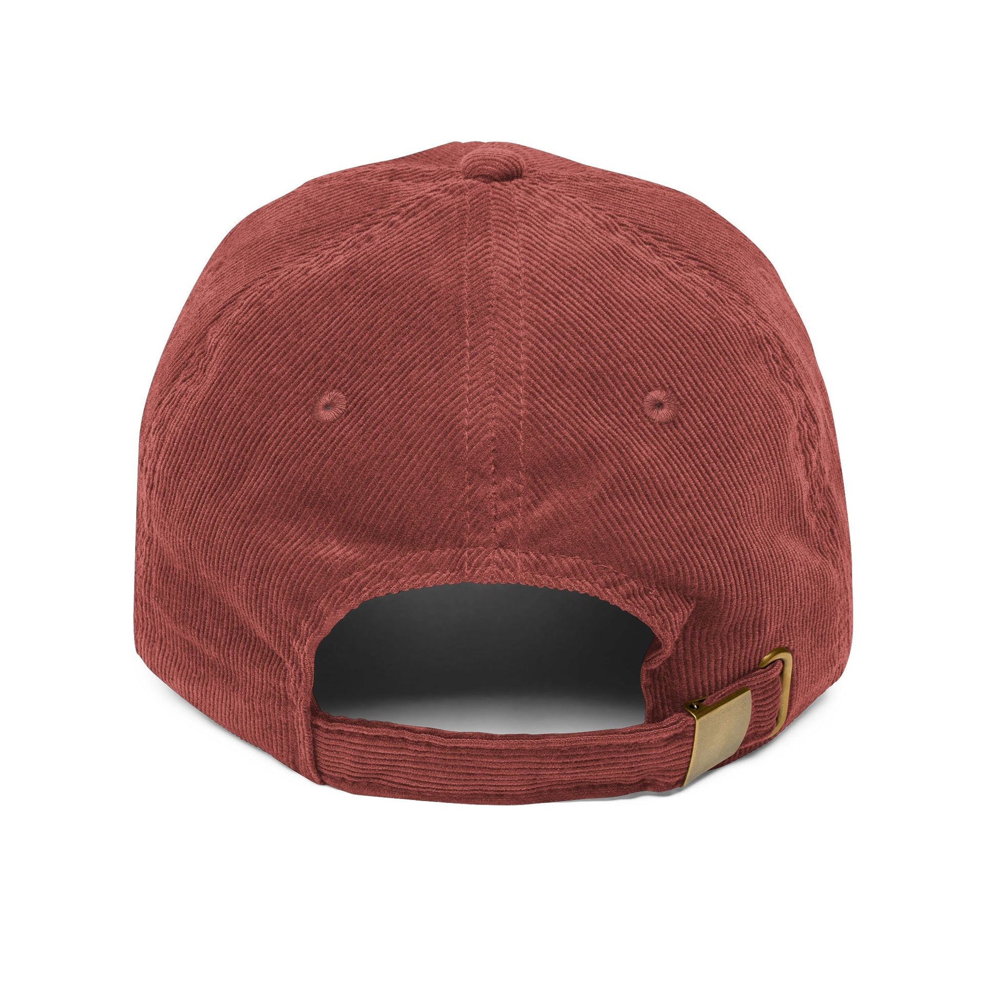 Vintage Corduroy Cap with I AM Embroidery | Trendy Bohemian Hat