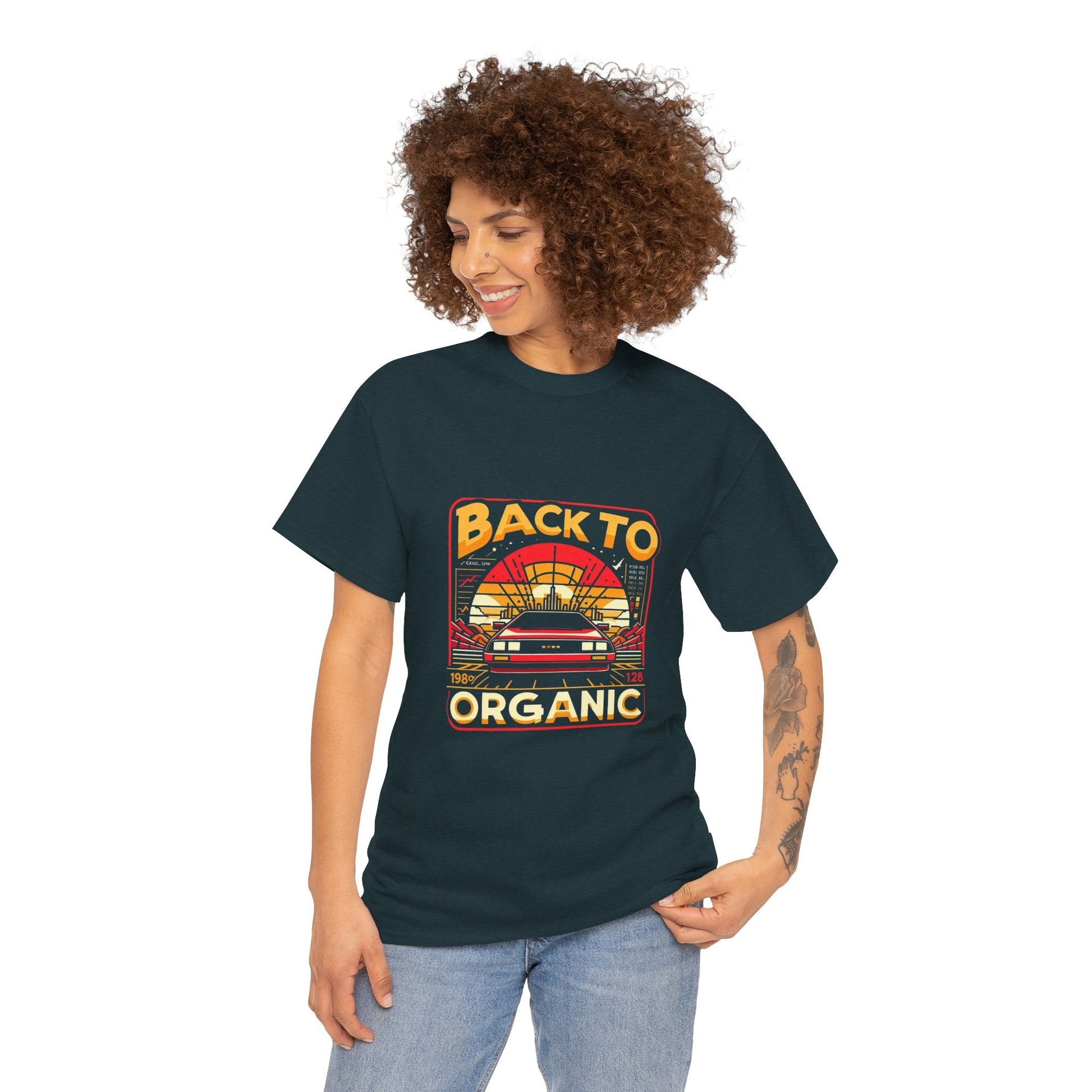 Unisex Heavy Cotton T-shirt - Classic Comfort, Style Back to Organic