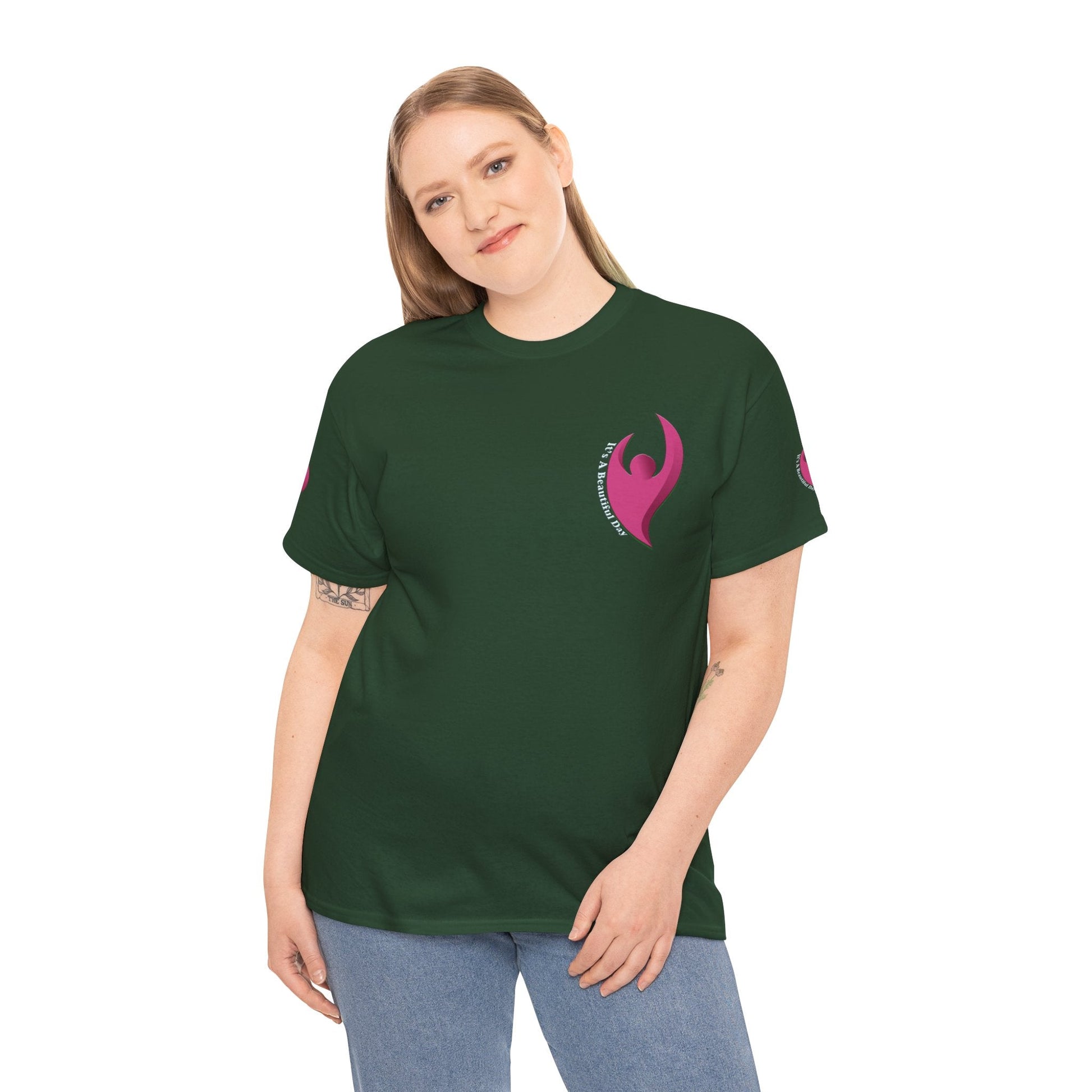 Unisex Beautiful Day Heavy Cotton T-shirt -Classic Comfort & Style