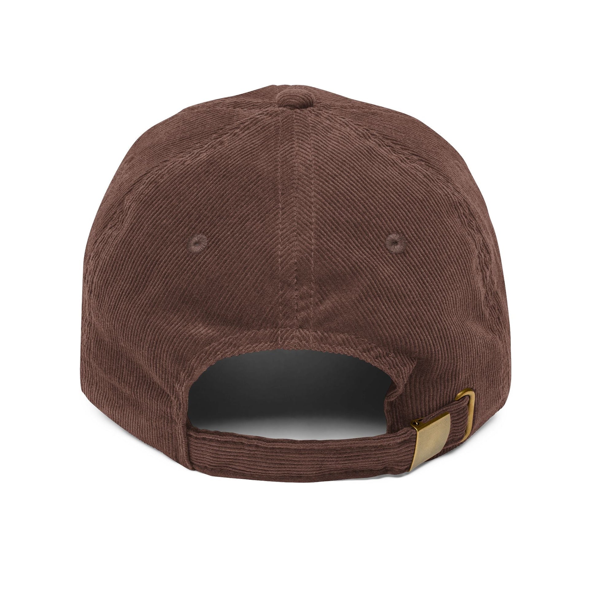 Vintage Corduroy Cap with I AM Embroidery | Trendy Bohemian Hat