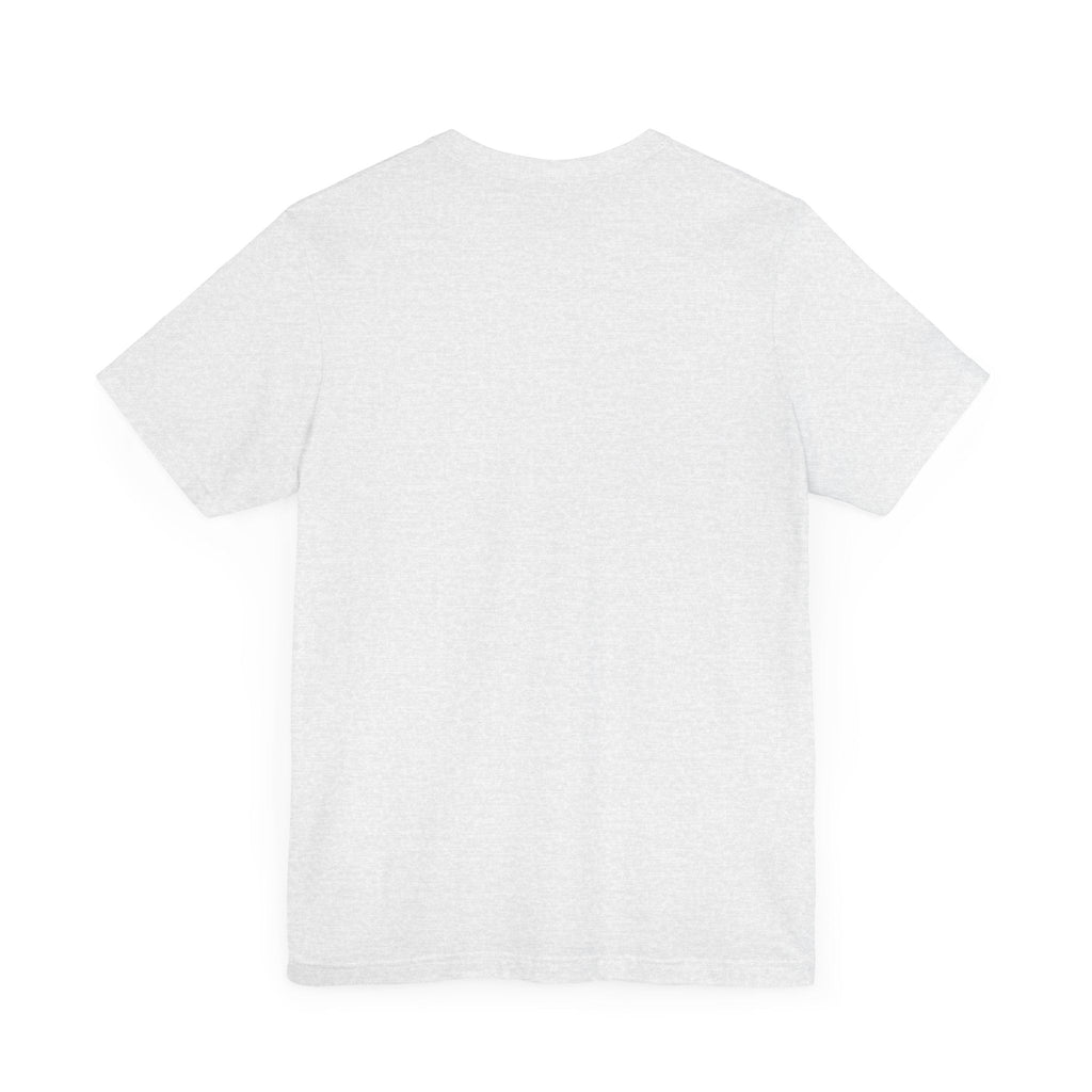 Unisex Jersey Short Sleeve T-shirt in soft cotton, back view; lightweight and breathable.