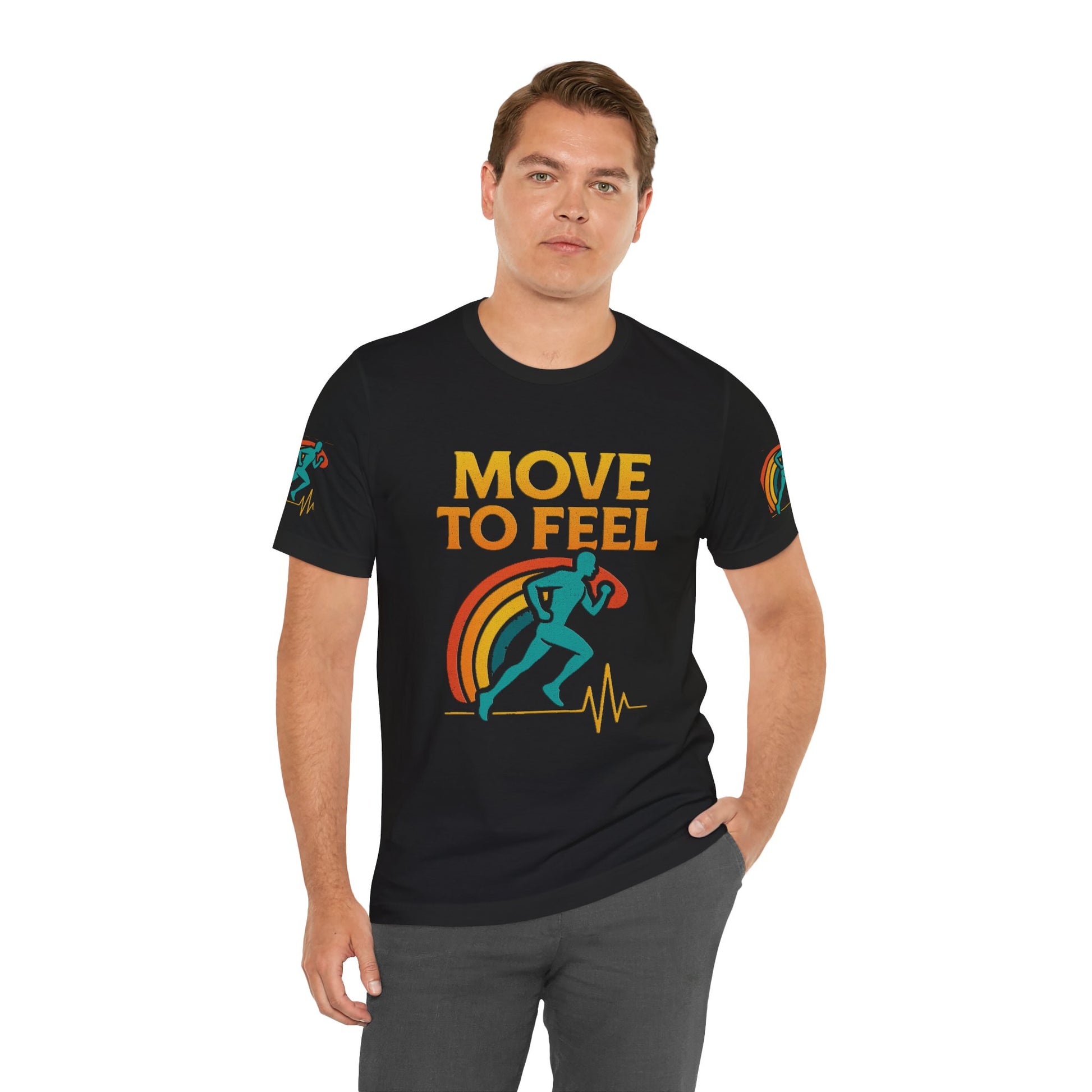 Unisex Fitness Motivational t-shirt | Inspire Move To Feel Active Style