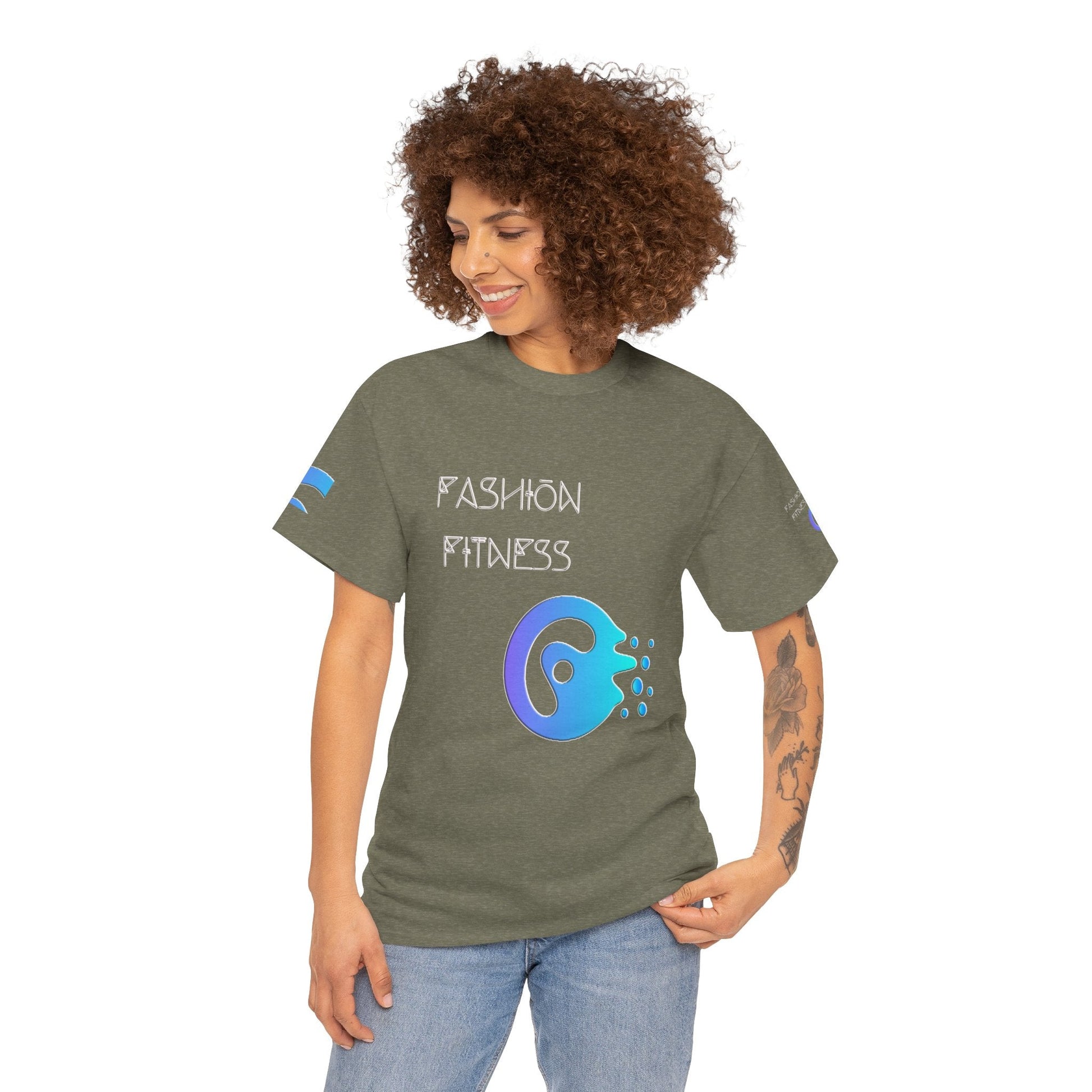 Unisex Heavy Cotton T-shirt  - Fashion Fitness Built for Everyday