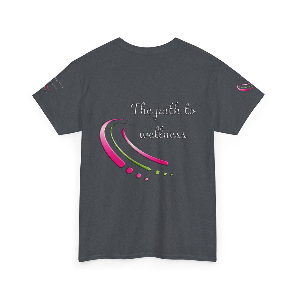 Unisex Welllness Heavy Cotton T-shirt - The Path To Wellness  Everyday