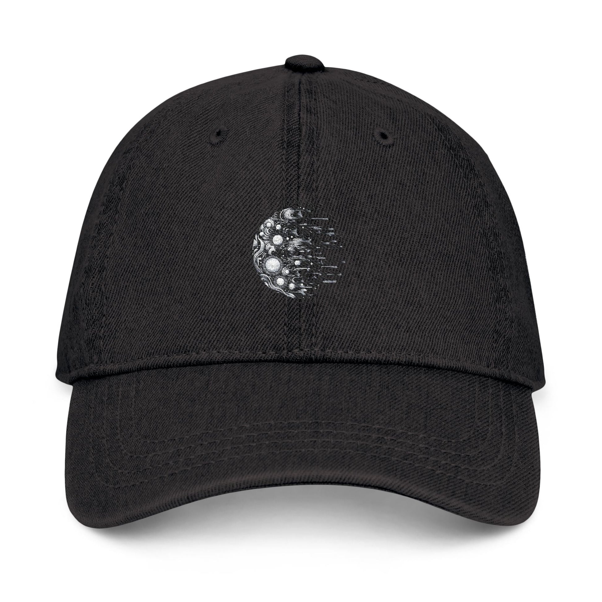 Cosmic Embroidered Denim Hat - This to will Passs black collectionCosmic Embroidered Denim Hat - This to will Passs black collectionCosmic Embroidered Denim Hat - This to will Passs black collection