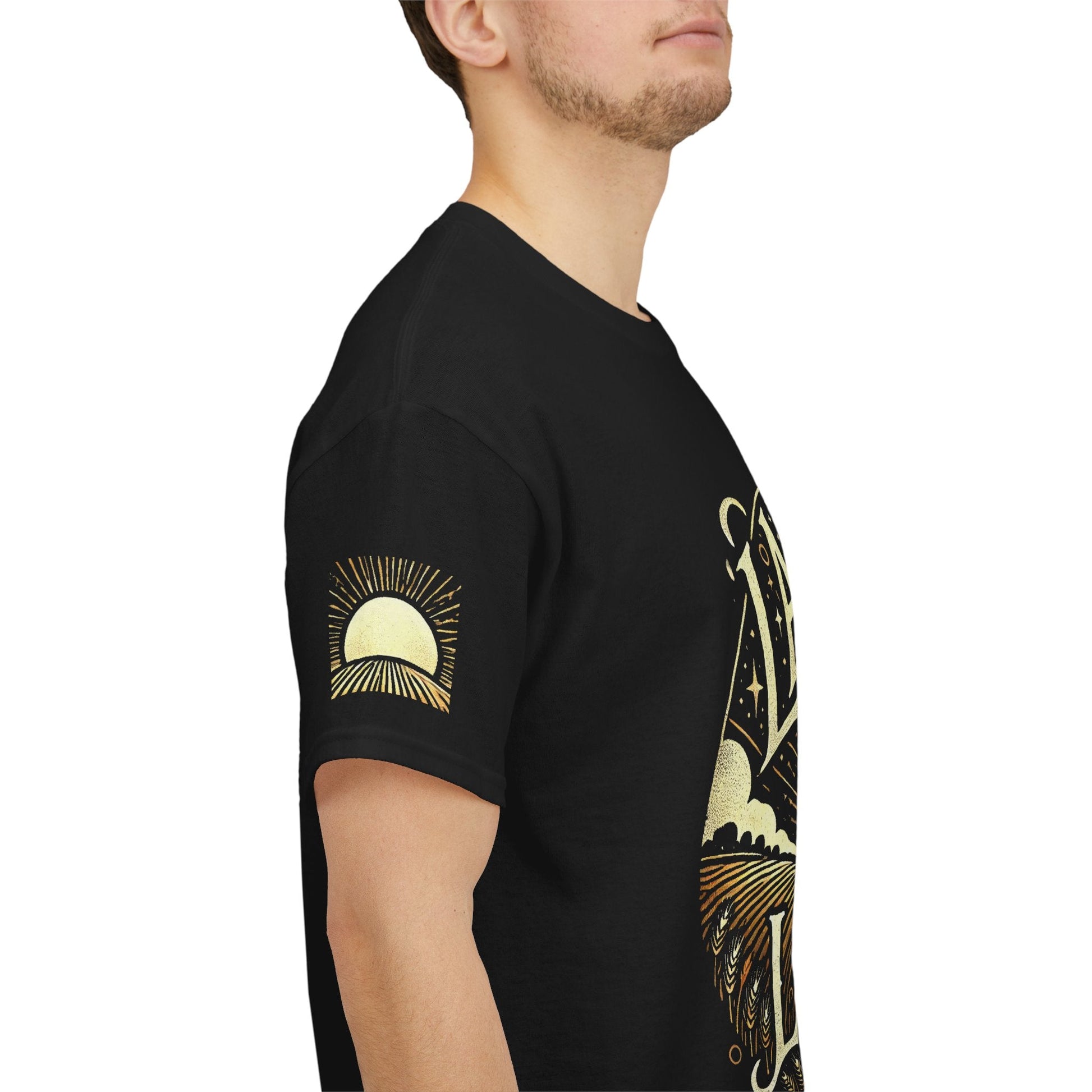 Unisex Heavy Cotton T-shirt - Laugh Live - Love Life And Wellbeing