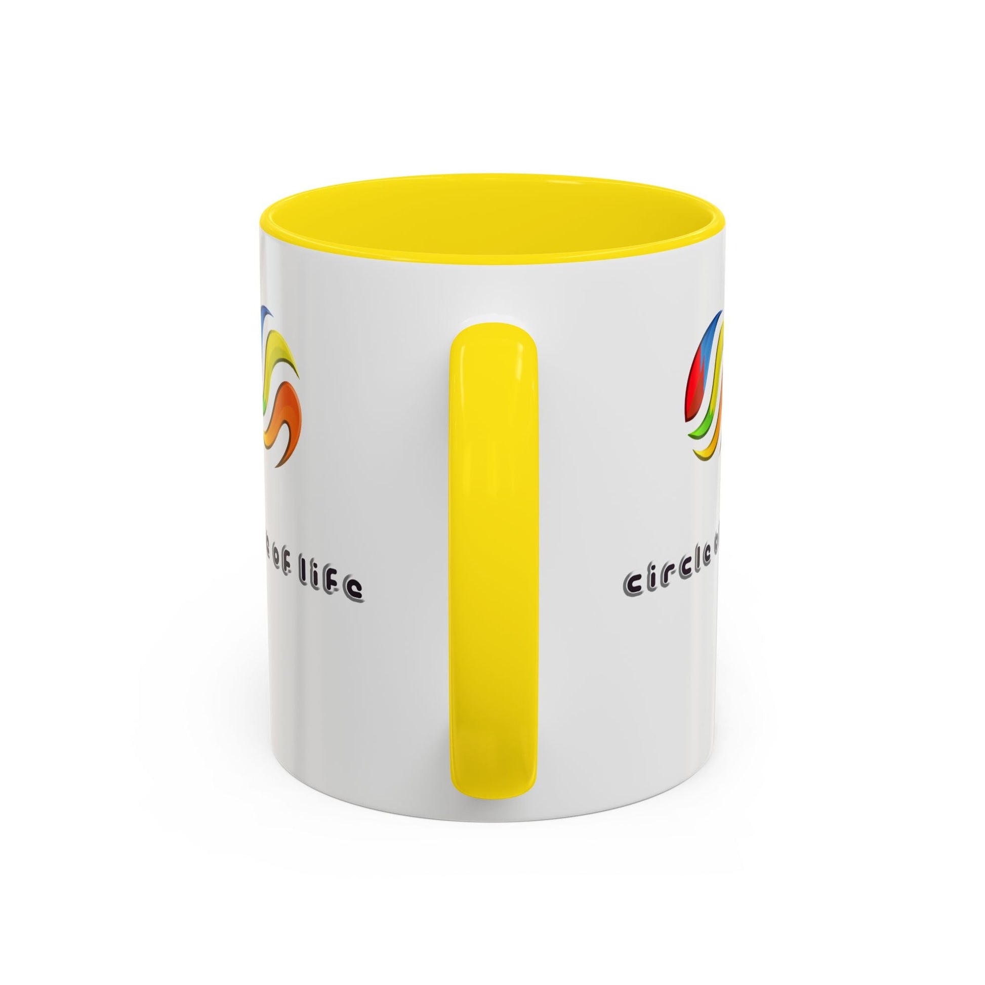 Accent Coffee Mug - (11, 15oz) Circle of Life Stylish Ceramic Mug