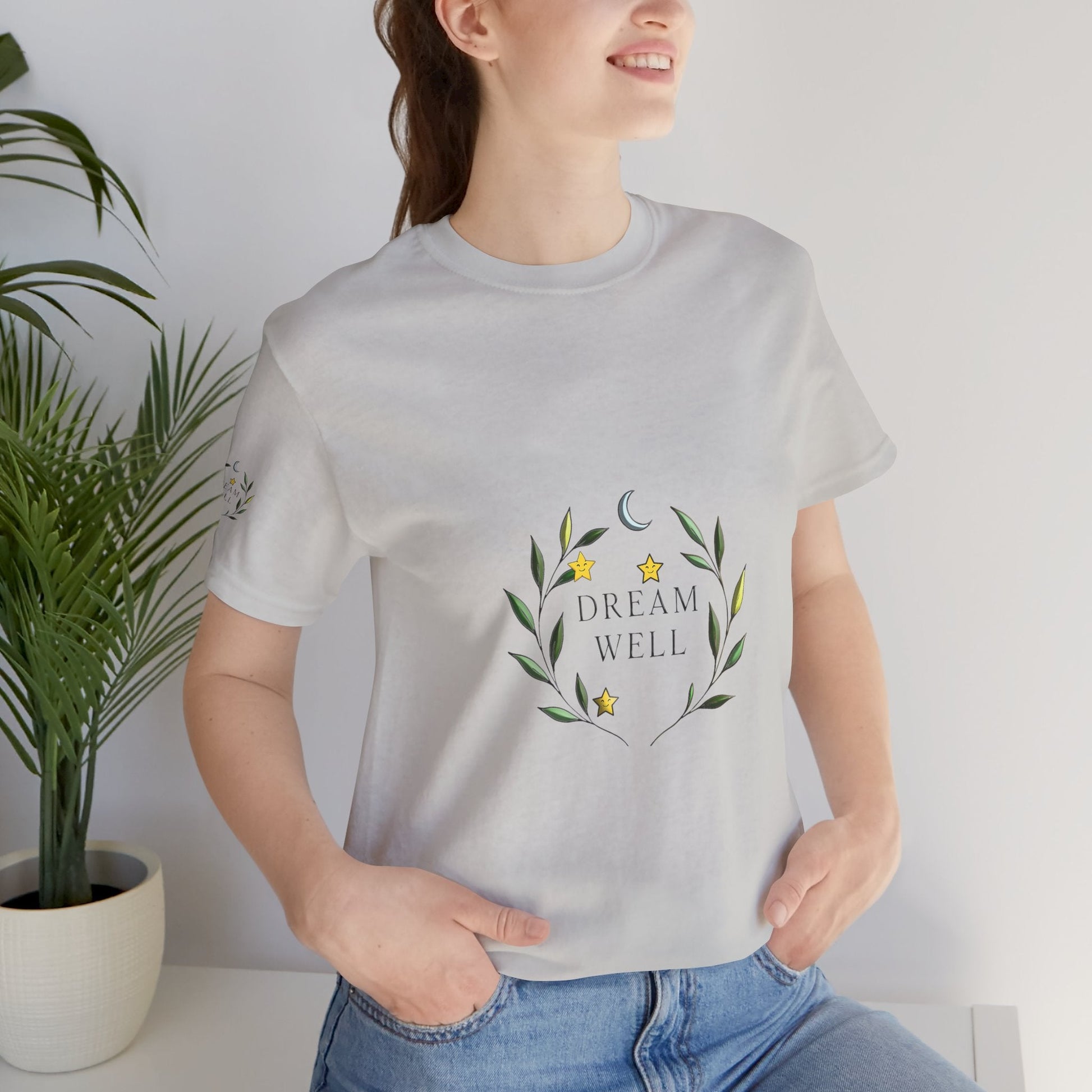 Dream Well Unisex Jersey T-shirt | Relaxed Fit, Care, or Relaxation
