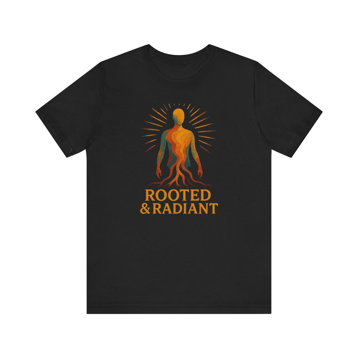 Rooted and Radiant T-shirt | Nature-Inspired Unisex Short Sleeve Tee
