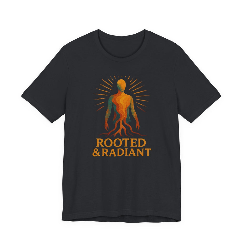 Rooted and Radiant T-shirt | Nature-Inspired Unisex Short Sleeve Tee