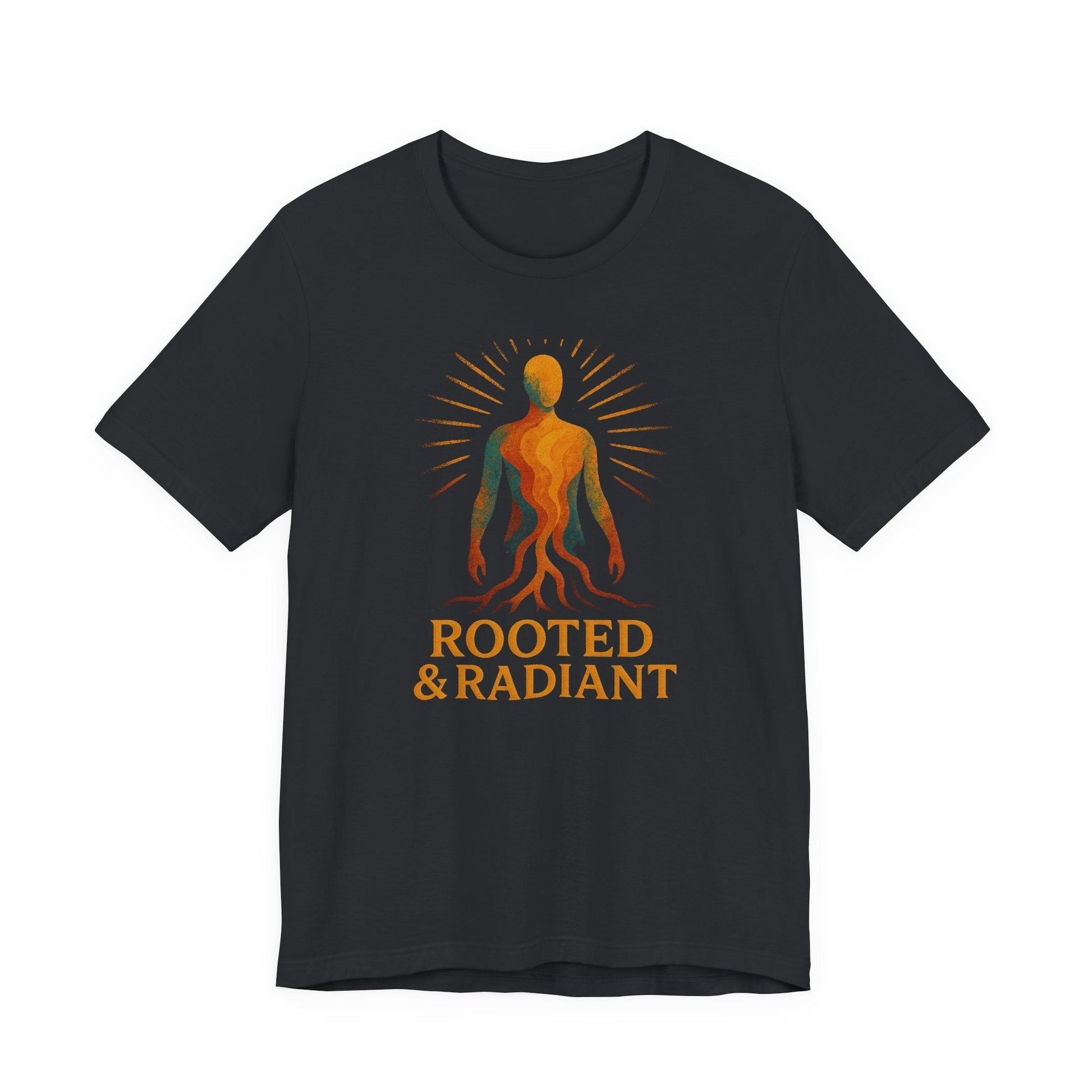 Rooted and Radiant T-shirt | Nature-Inspired Unisex Short Sleeve Tee