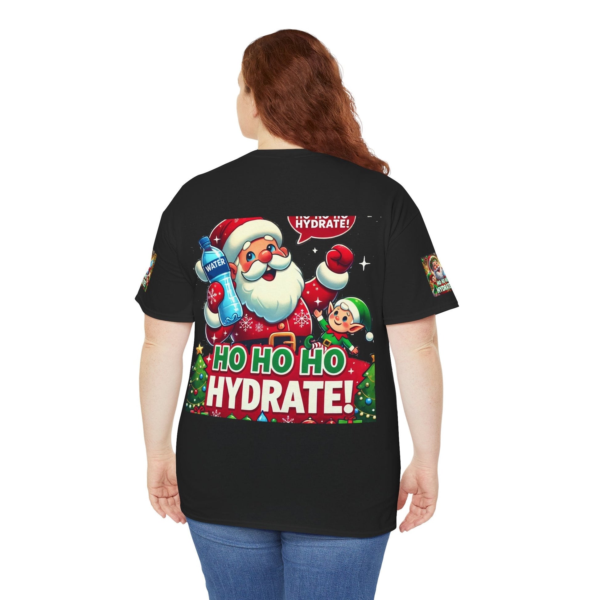 Unisex Heavy Cotton T-shirt - Christmas Tee- Have A Happy Season