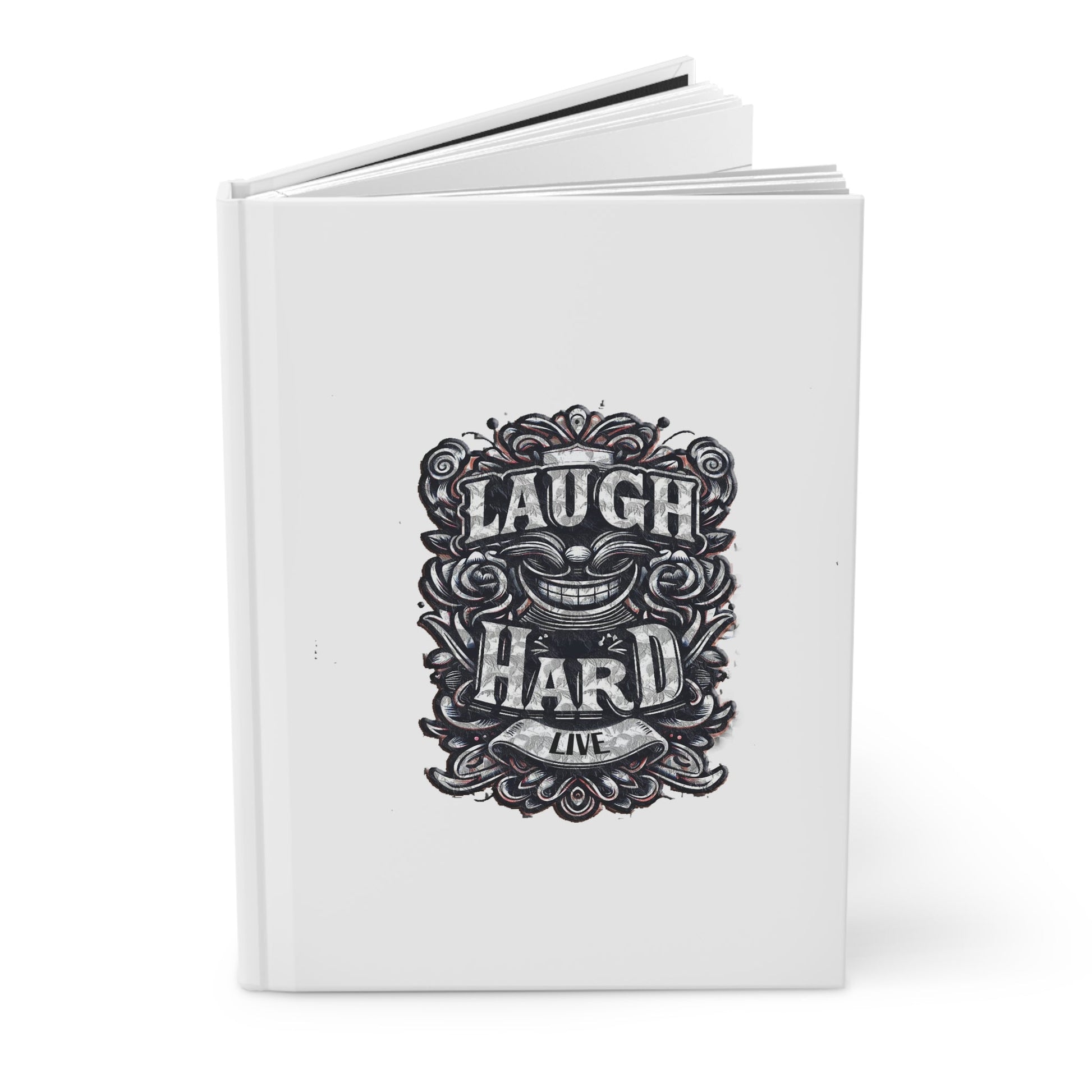 Hardcover Journal Matte - Laugh Hard and Journal Your Ideas