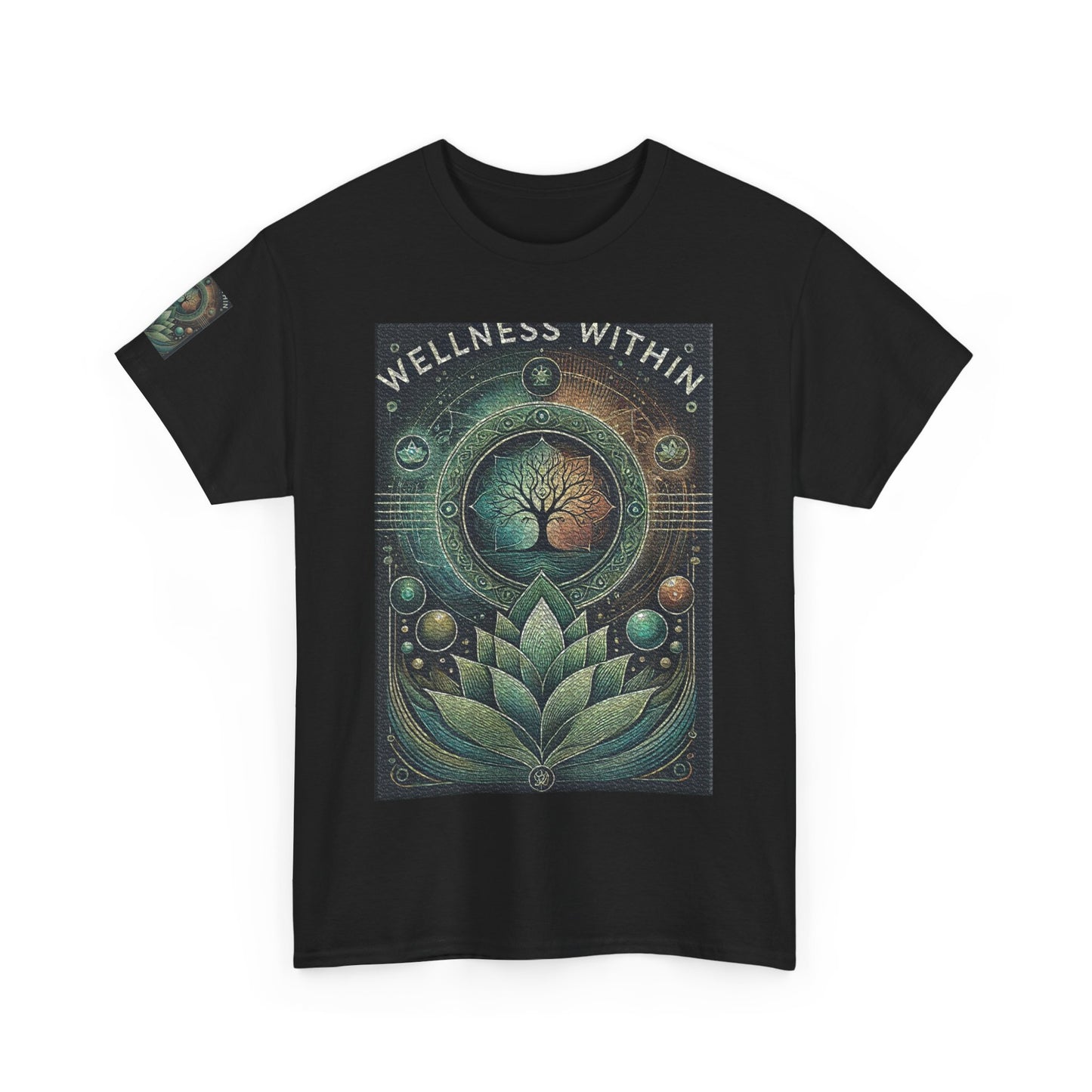 Unisex Heavy Cotton Tee " Wellness Within"