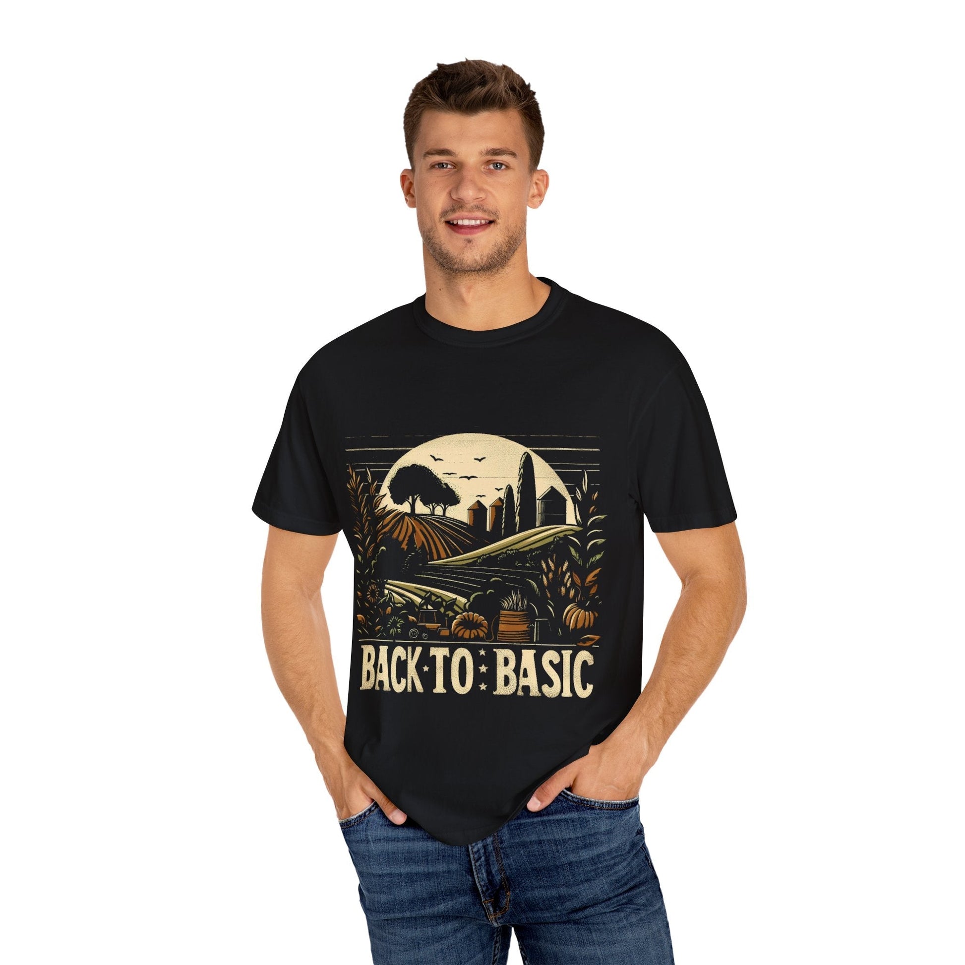 Unisex Garment-Dyed T-shirt - Back To Basic Ethically Made for Comfort