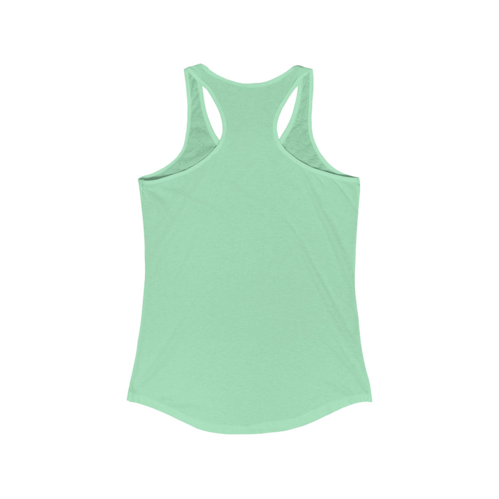 Green Embrace Clean Beauty Women Racerback Tank, organic material, perfect for workouts and casual wear.