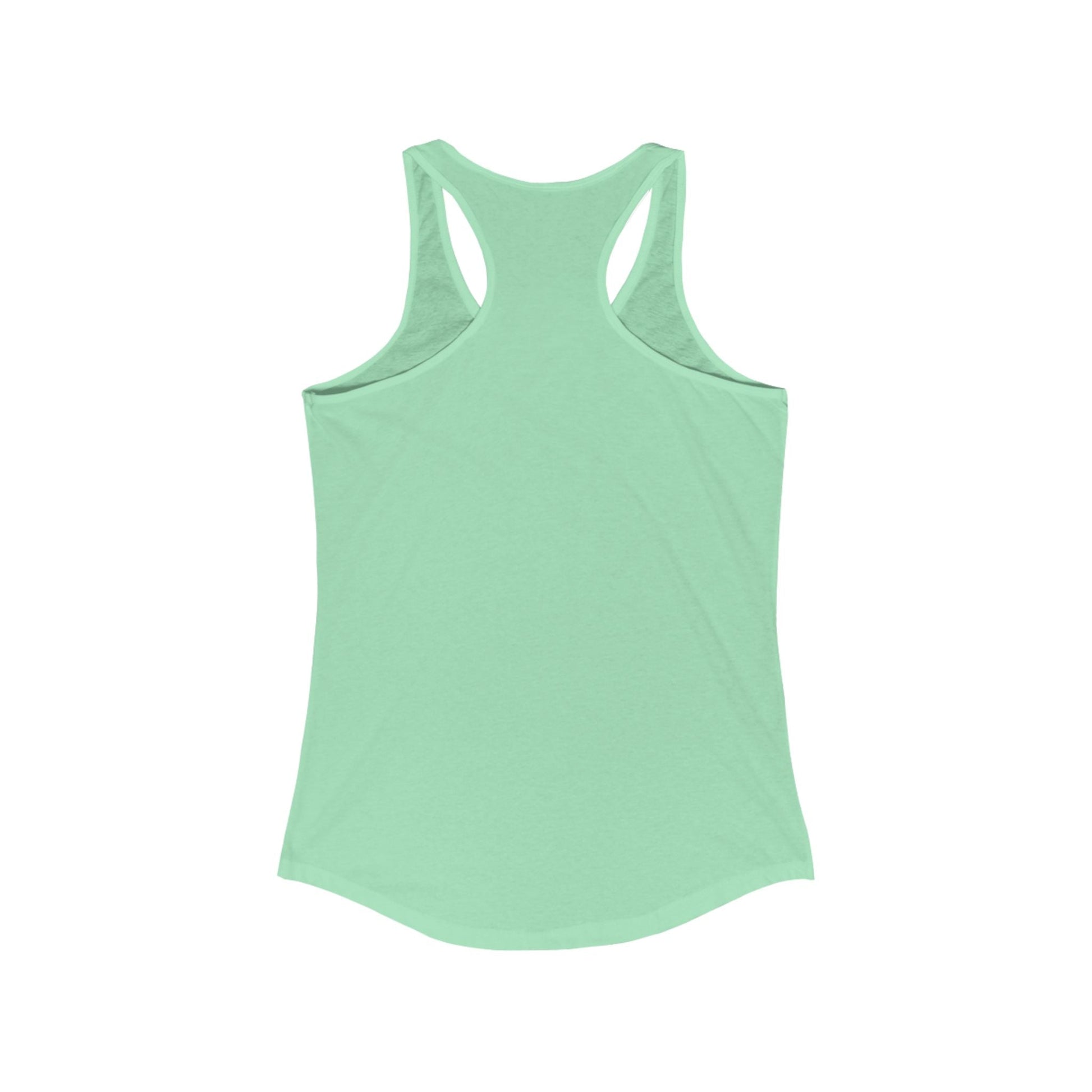 Green Embrace Clean Beauty Women Racerback Tank, organic material, perfect for workouts and casual wear.