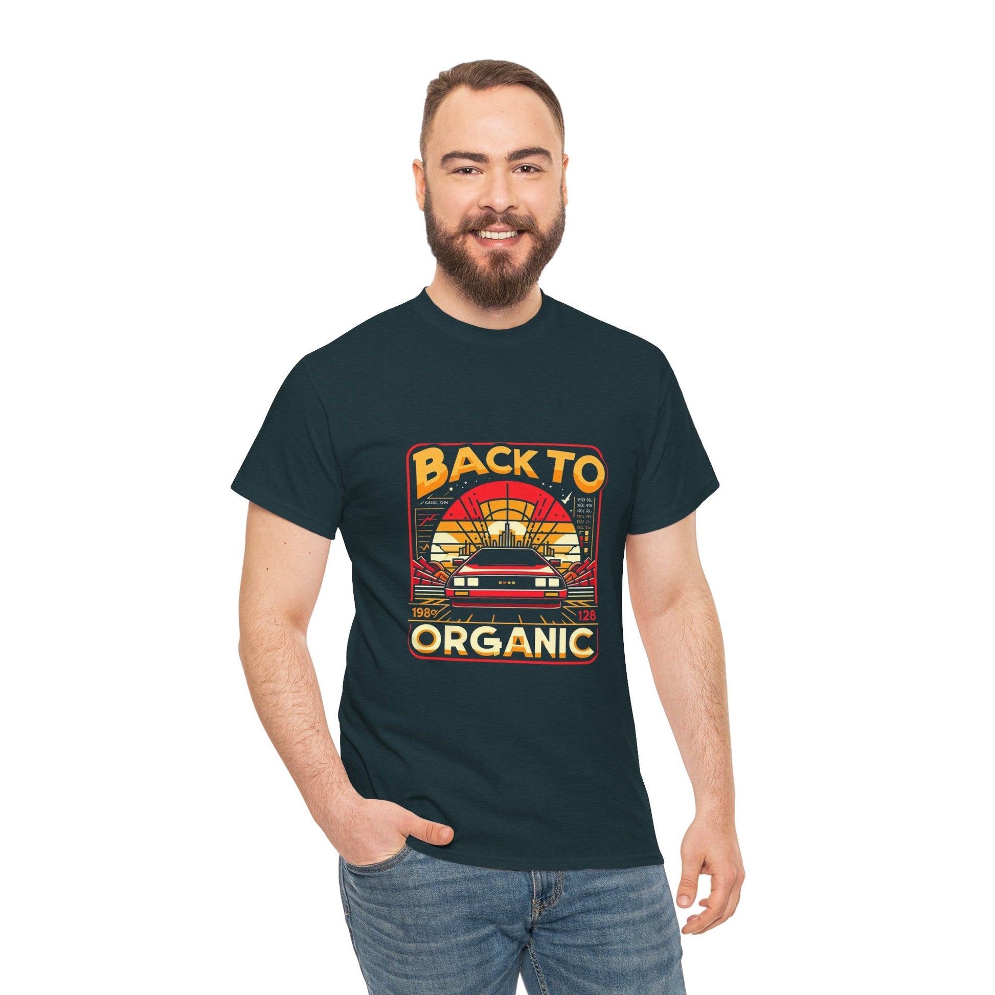 Unisex Heavy Cotton T-shirt - Classic Comfort, Style Back to Organic