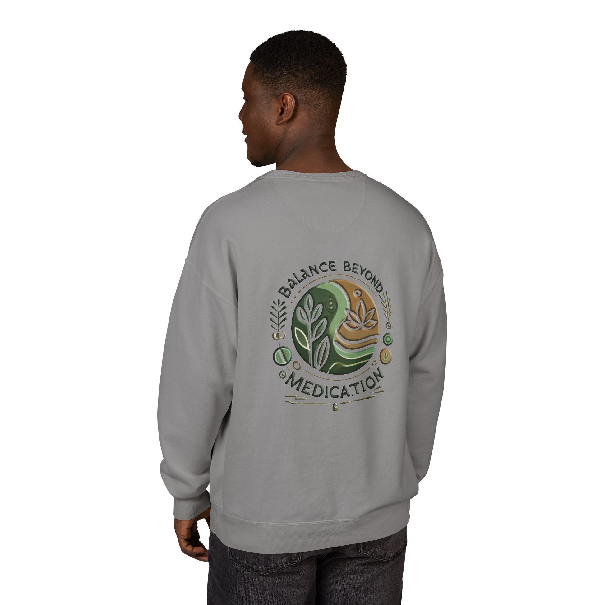 Unisex ComfortWash Garment Dyed - Crewneck Balance Beyond Medication