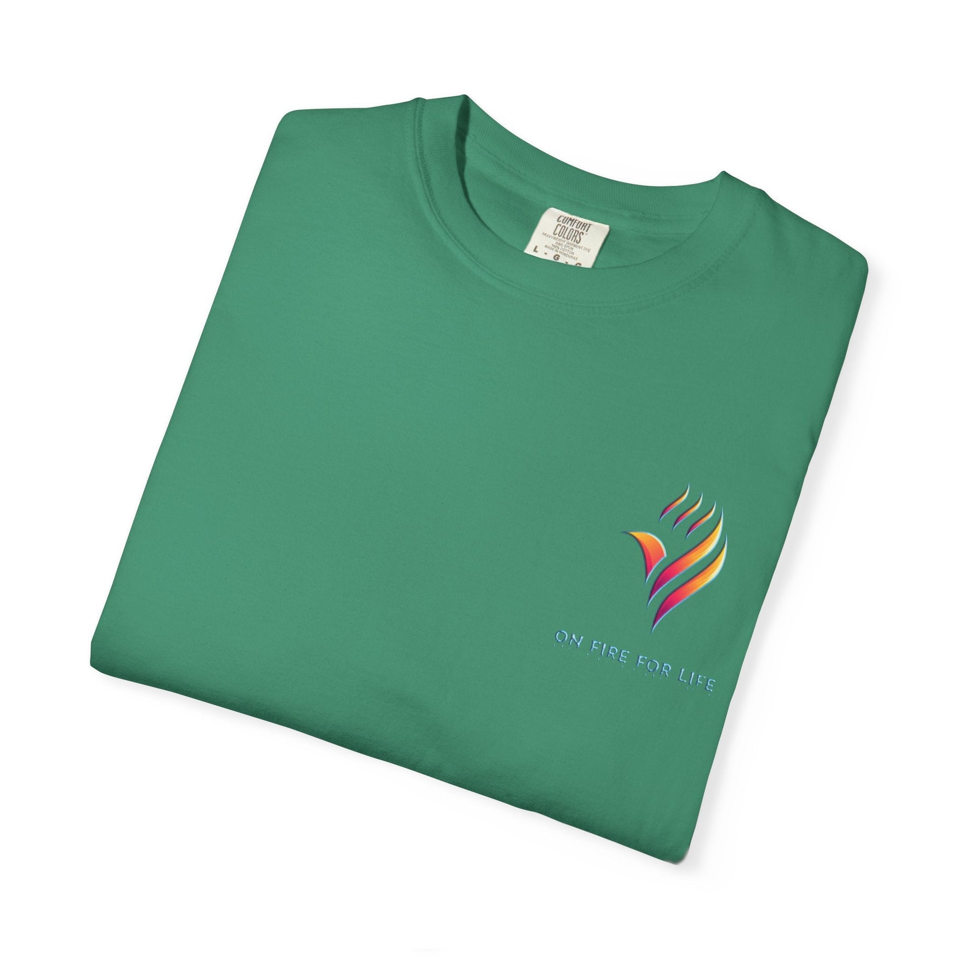 Unisex Garment-Dyed T-shirt - On Fire for Life Ethically Made
