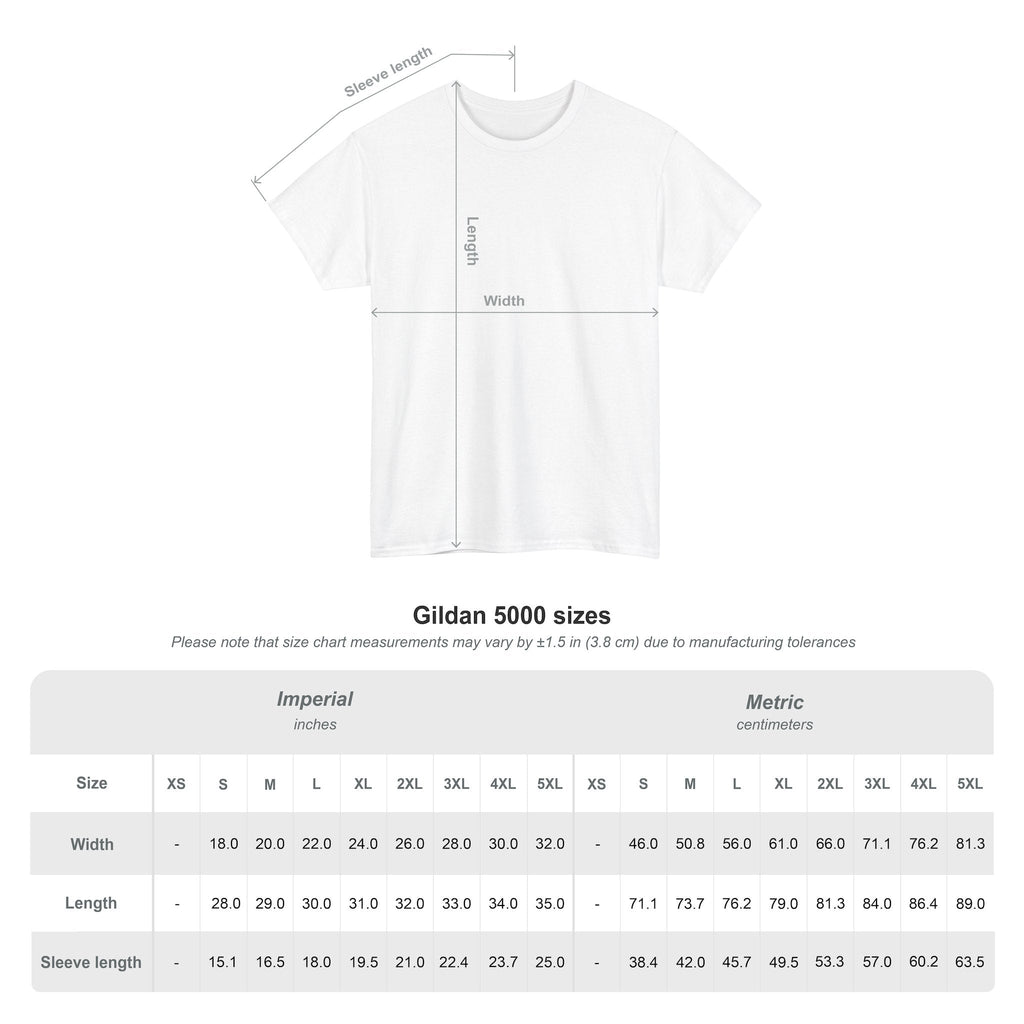 Heavy Cotton T-shirt " Laugh Hard " Classic Comfort, for Everyday