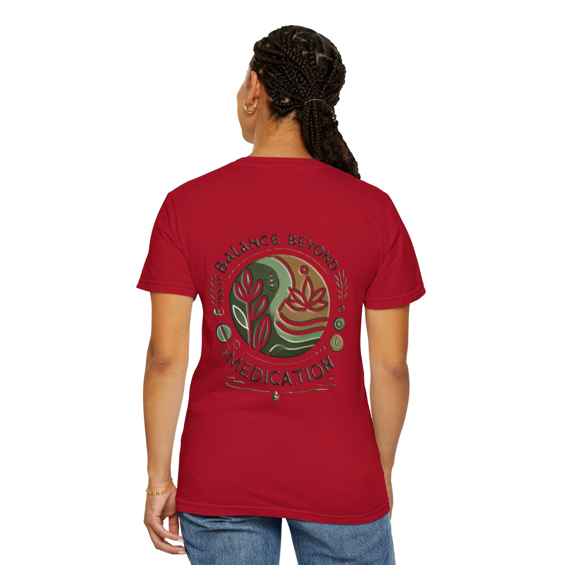 Balance Beyond Medication Unisex Garment-Dyed T-Shirt