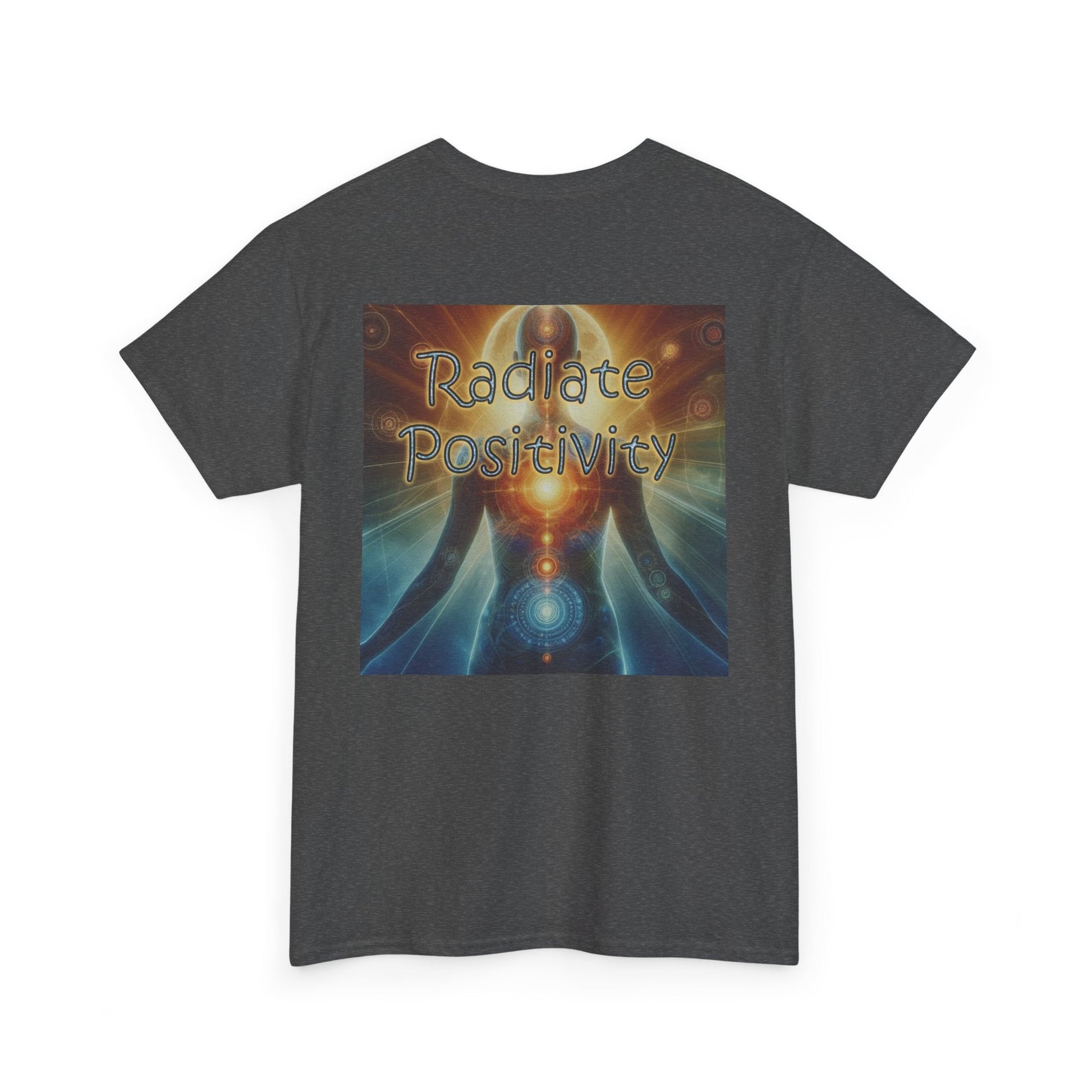 Unisex Heavy Cotton T-shirt - Radiate Positivity Its Free