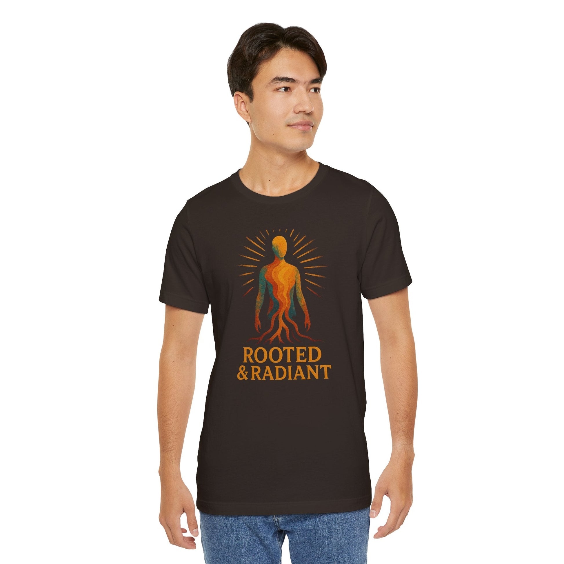 Rooted and Radiant T-shirt | Nature-Inspired Unisex Short Sleeve Tee