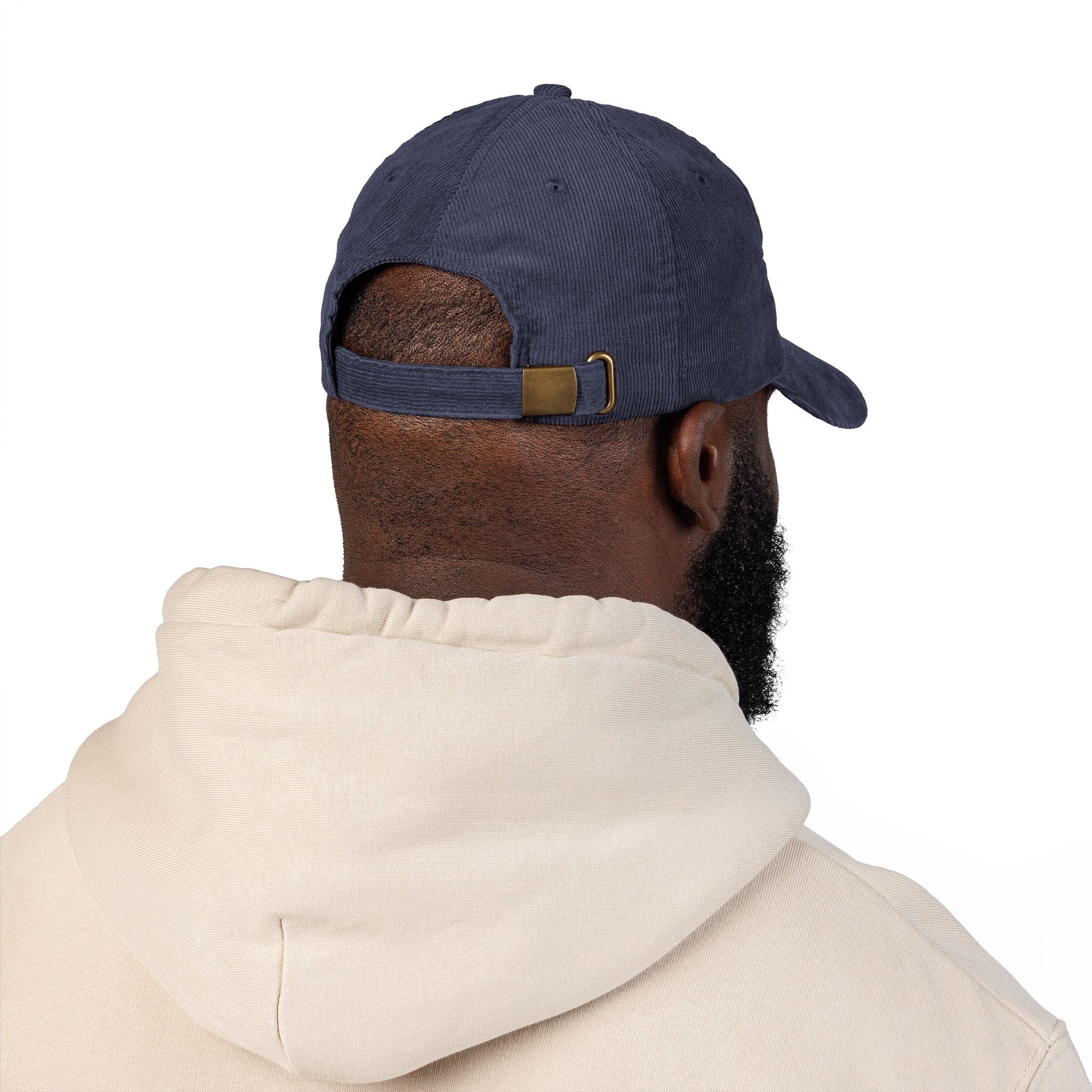 Vintage Corduroy Cap with I AM Embroidery | Trendy Bohemian Hat