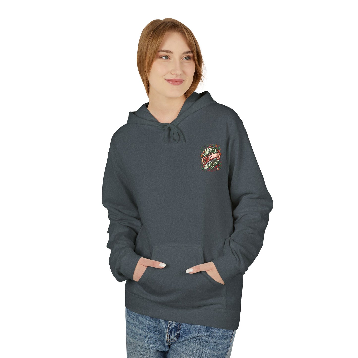 Unisex Midweight Softstyle Fleece Hoodie" Christmas "