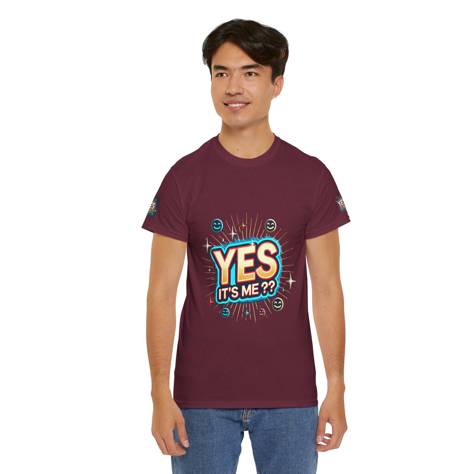 Unisex Heavy Cotton T-shirt Yes It's Me T-Shirt for Comfort