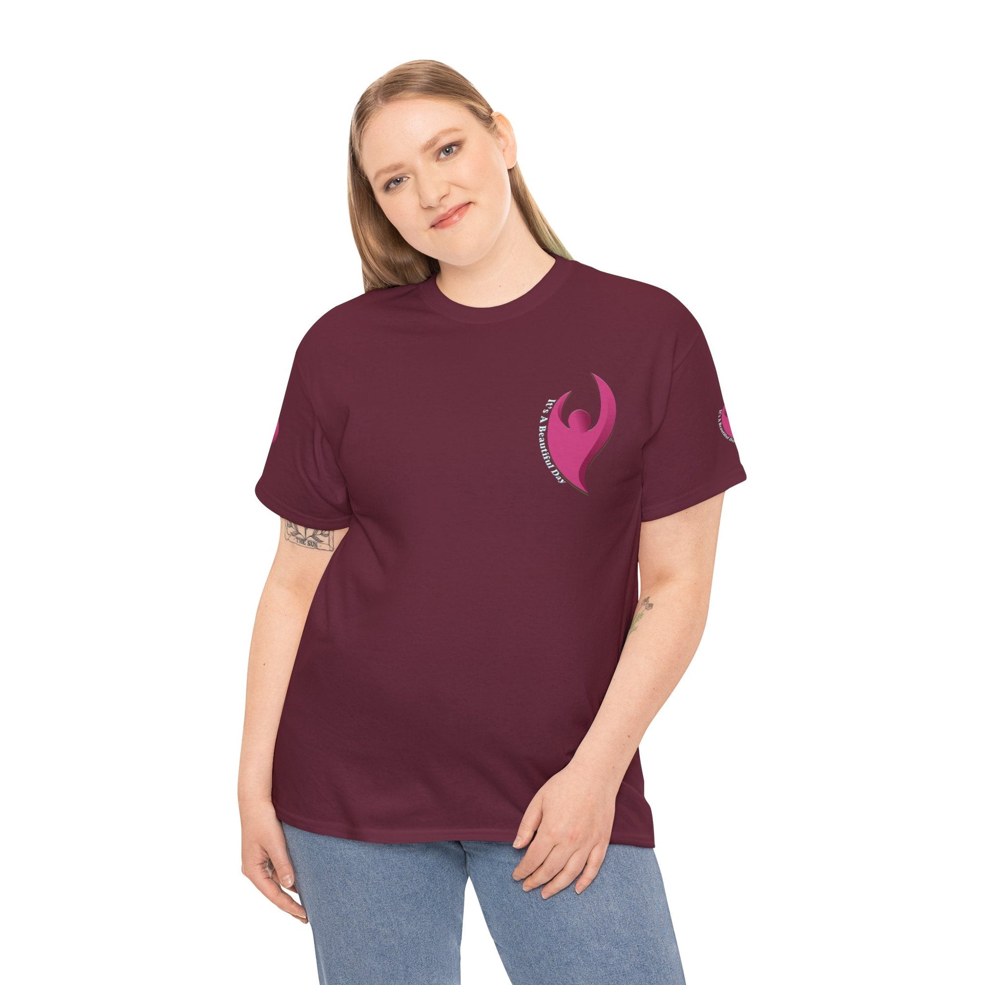 Unisex Beautiful Day Heavy Cotton T-shirt -Classic Comfort & Style