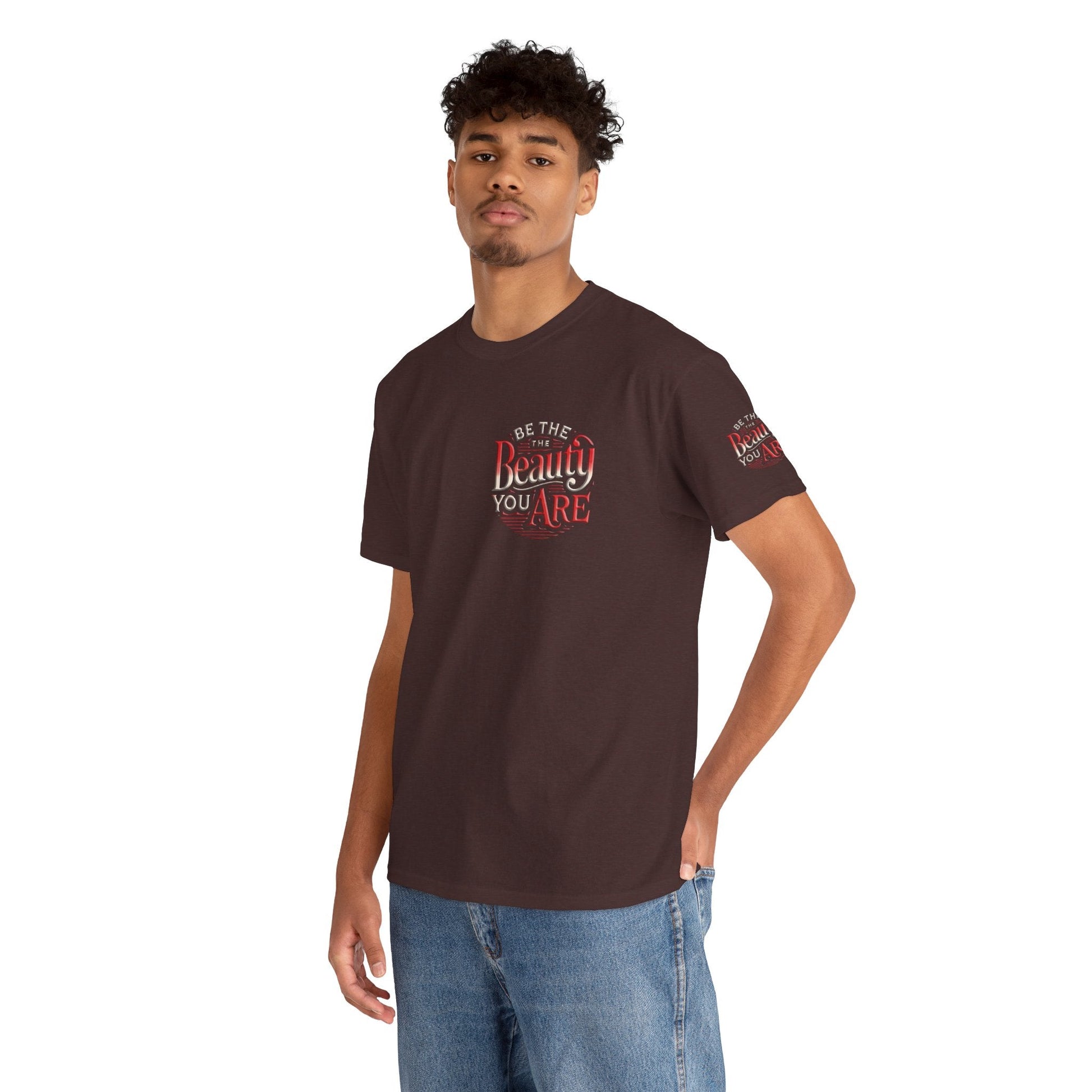 Unisex Heavy Cotton T-shirt - Be the Beauty You Are  Classic & Comfy
