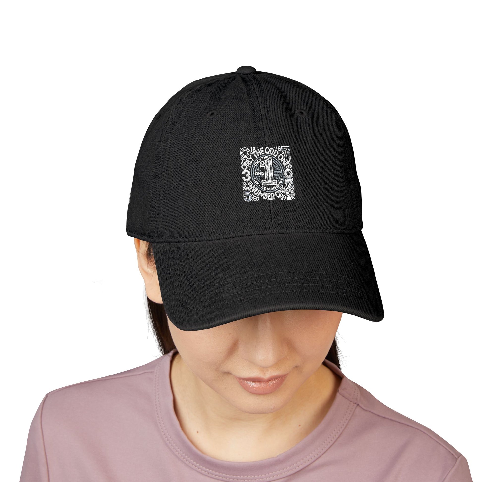 Unique Embroidered Denim Hat-Celebrate Individuality! Only the Odd Ones