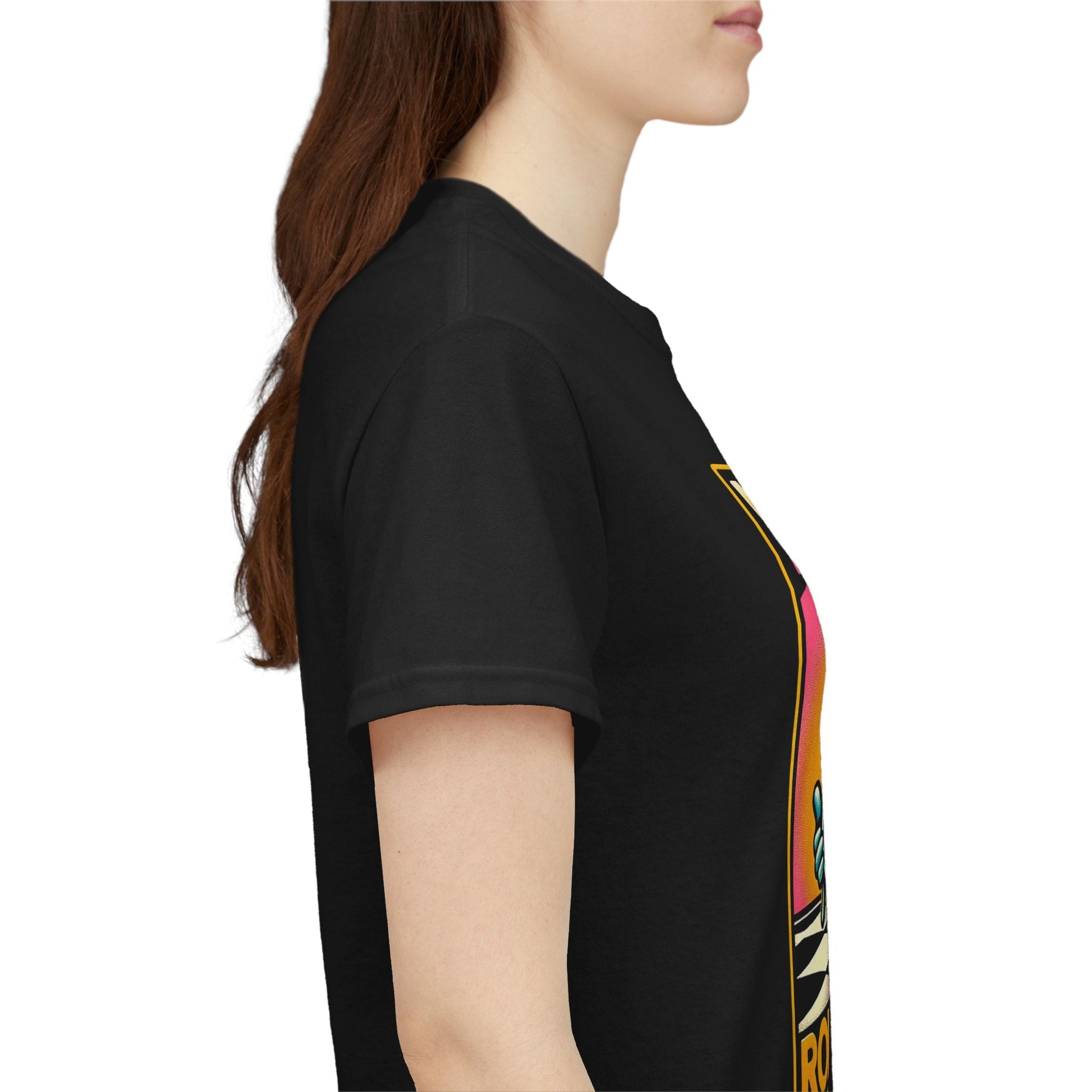 Fun Unisex Heavy Cotton T-shirt - When Life Gets Crazy, Roll With It!