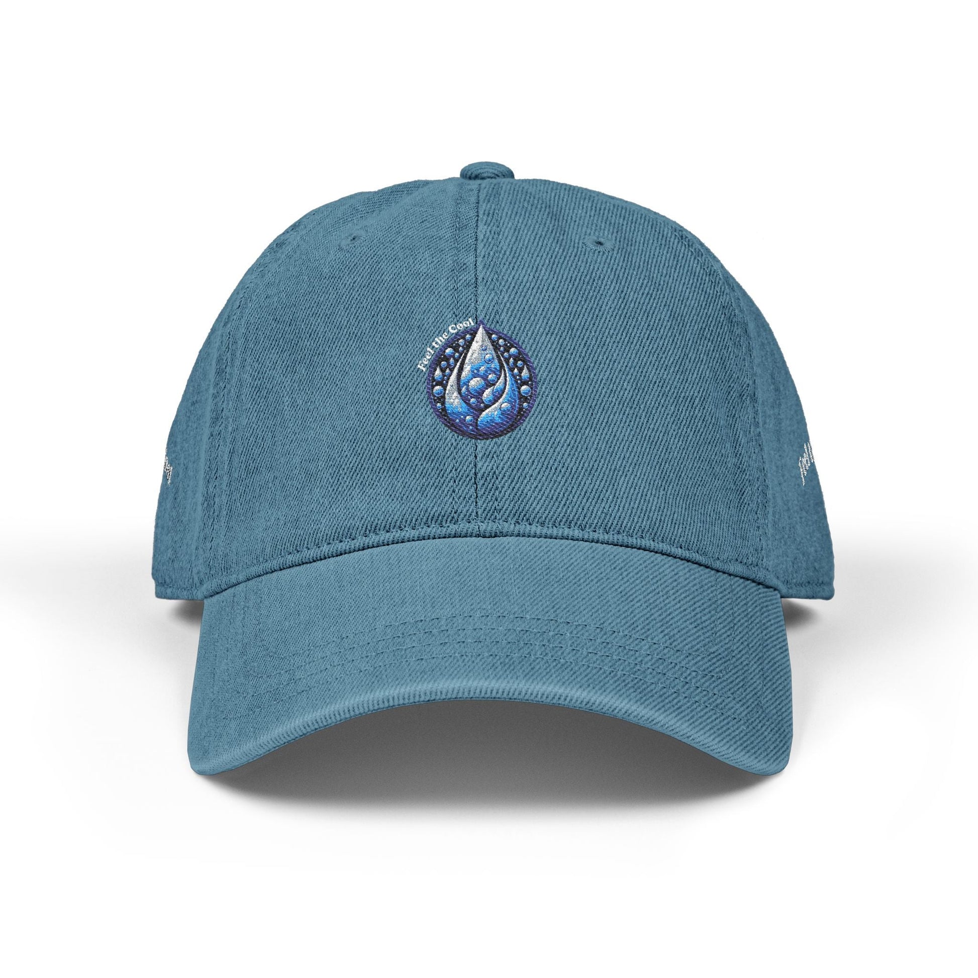 Embroidered Denim Hat – Cove Design for Nature Lovers Feel the Cool