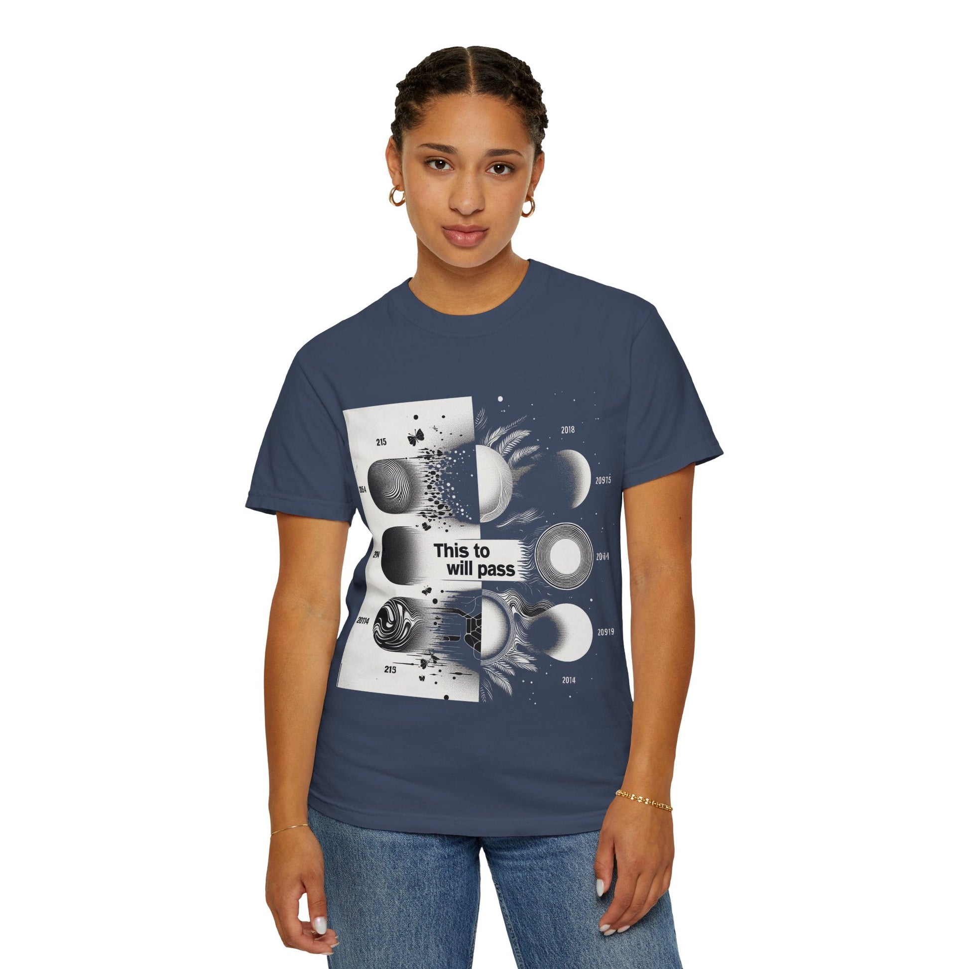 Unisex Garment-Dyed T-shirt This Too Shall Pass - Be Faithful