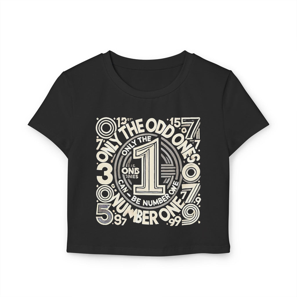 Trendy Women Baby T-shirt - Join the Odds Metallic Graphic Top Only The Odd Ones