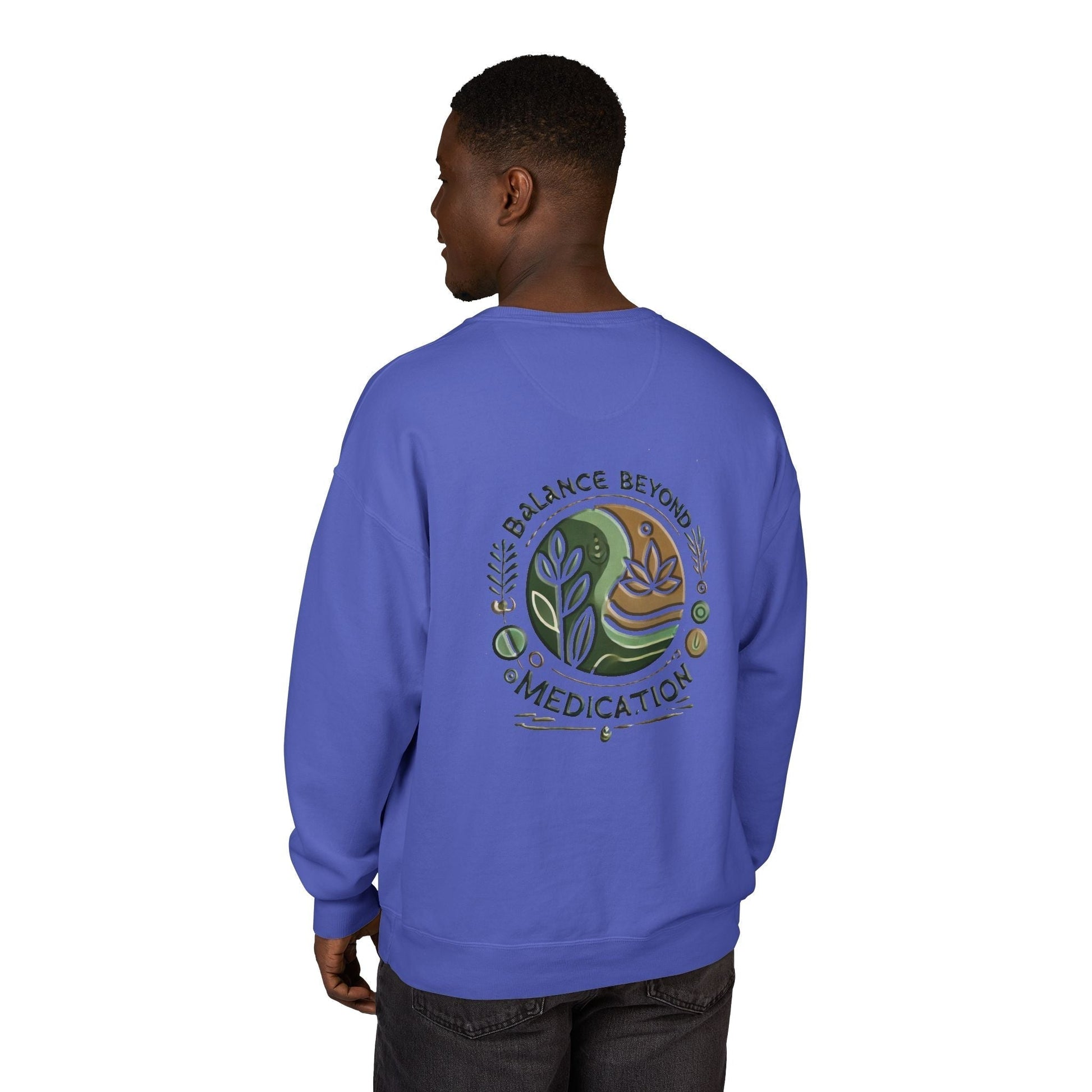 Unisex ComfortWash Garment Dyed - Crewneck Balance Beyond Medication