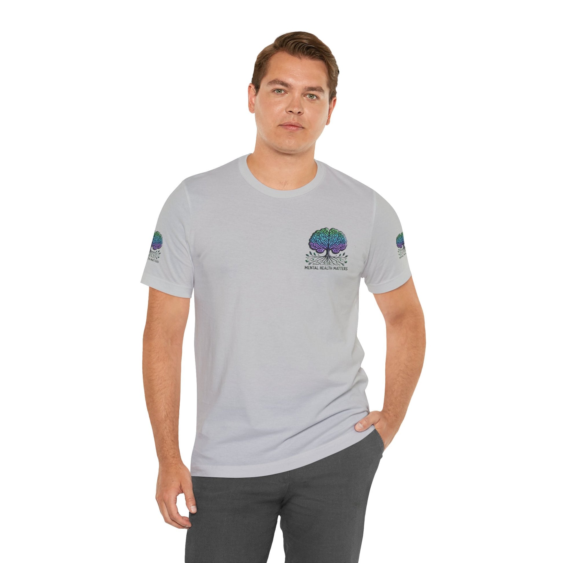 Unisex Jersey Short Sleeve T-shirt – Mental Health Matters Soft Comfy