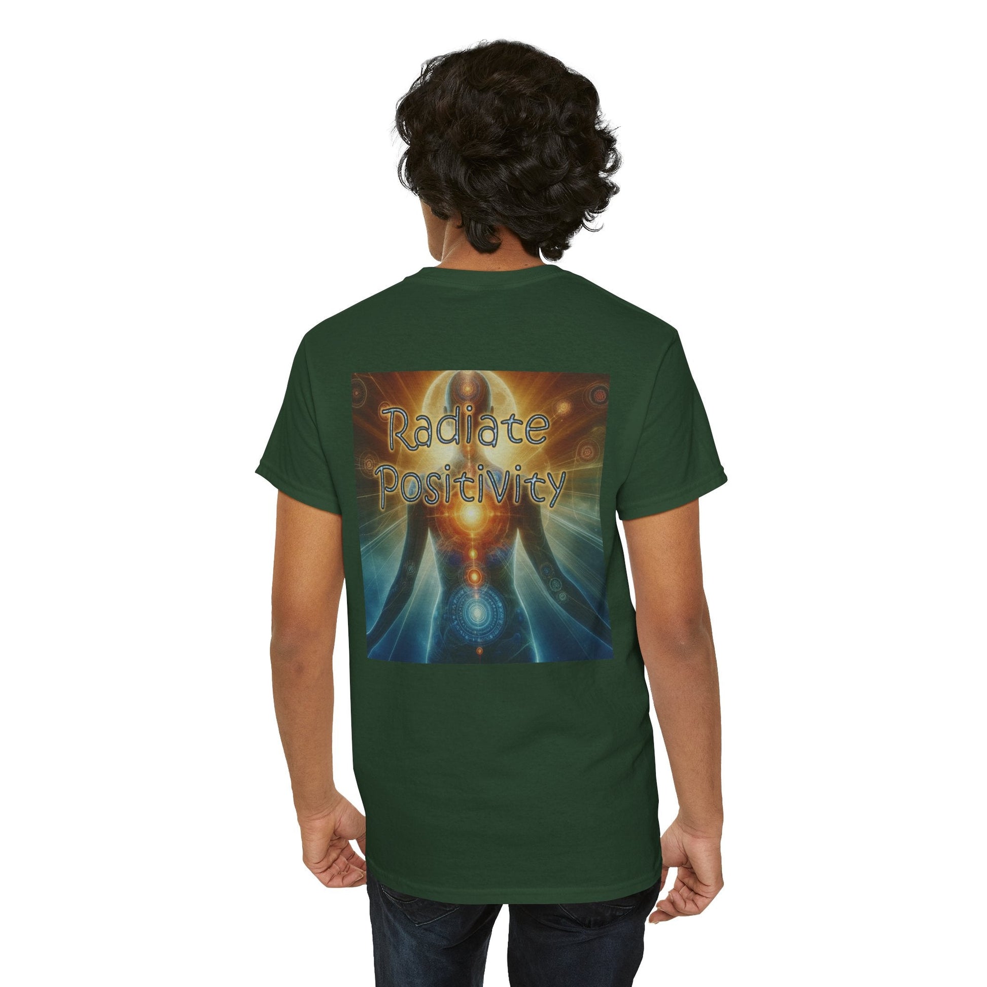 Unisex Heavy Cotton T-shirt - Radiate Positivity Its Free