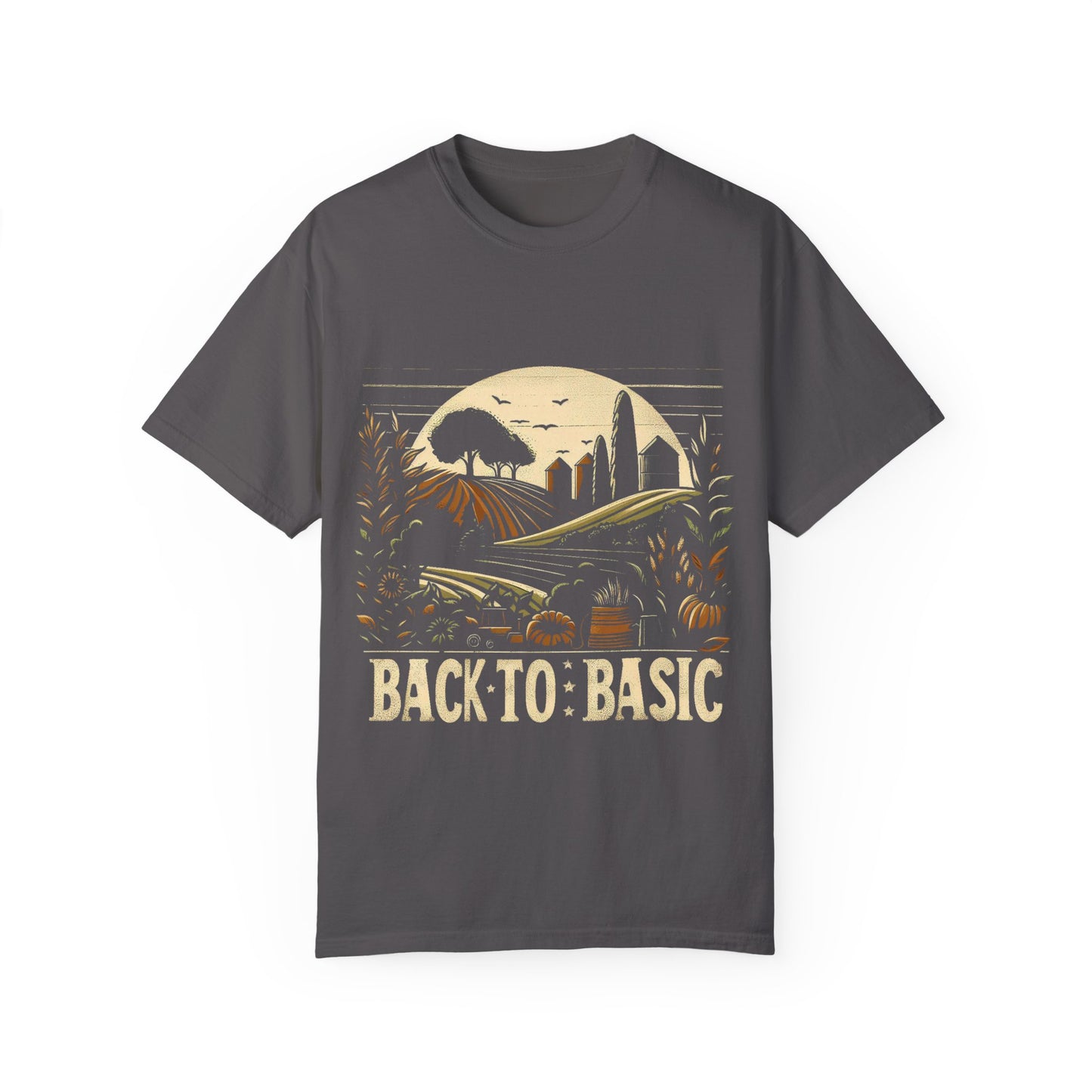 Unisex Garment-Dyed T-shirt" Back To Basic"