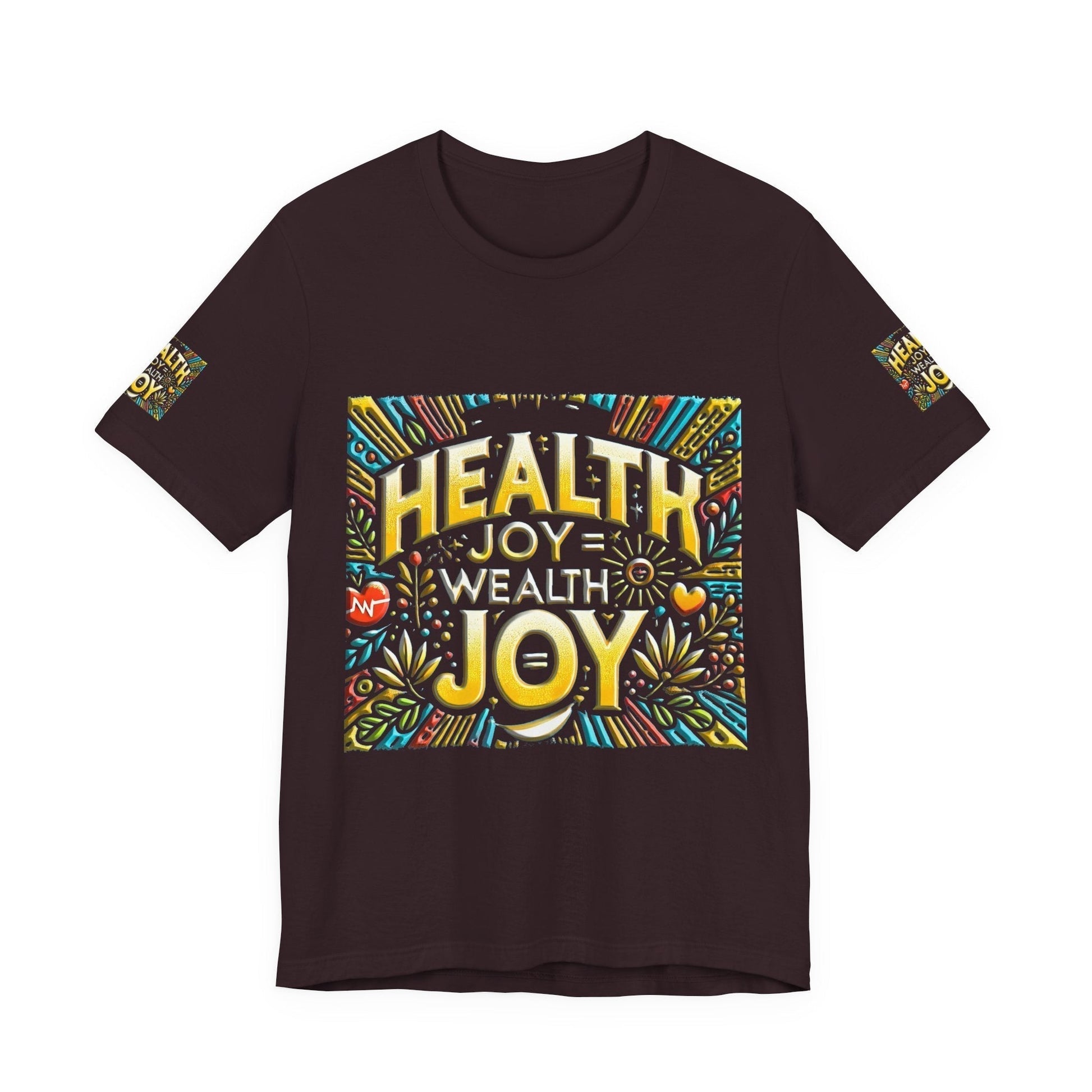 Unisex Jersey Short Sleeve T-shirt – Health Joy - Wealth Joy | Comfy Fit