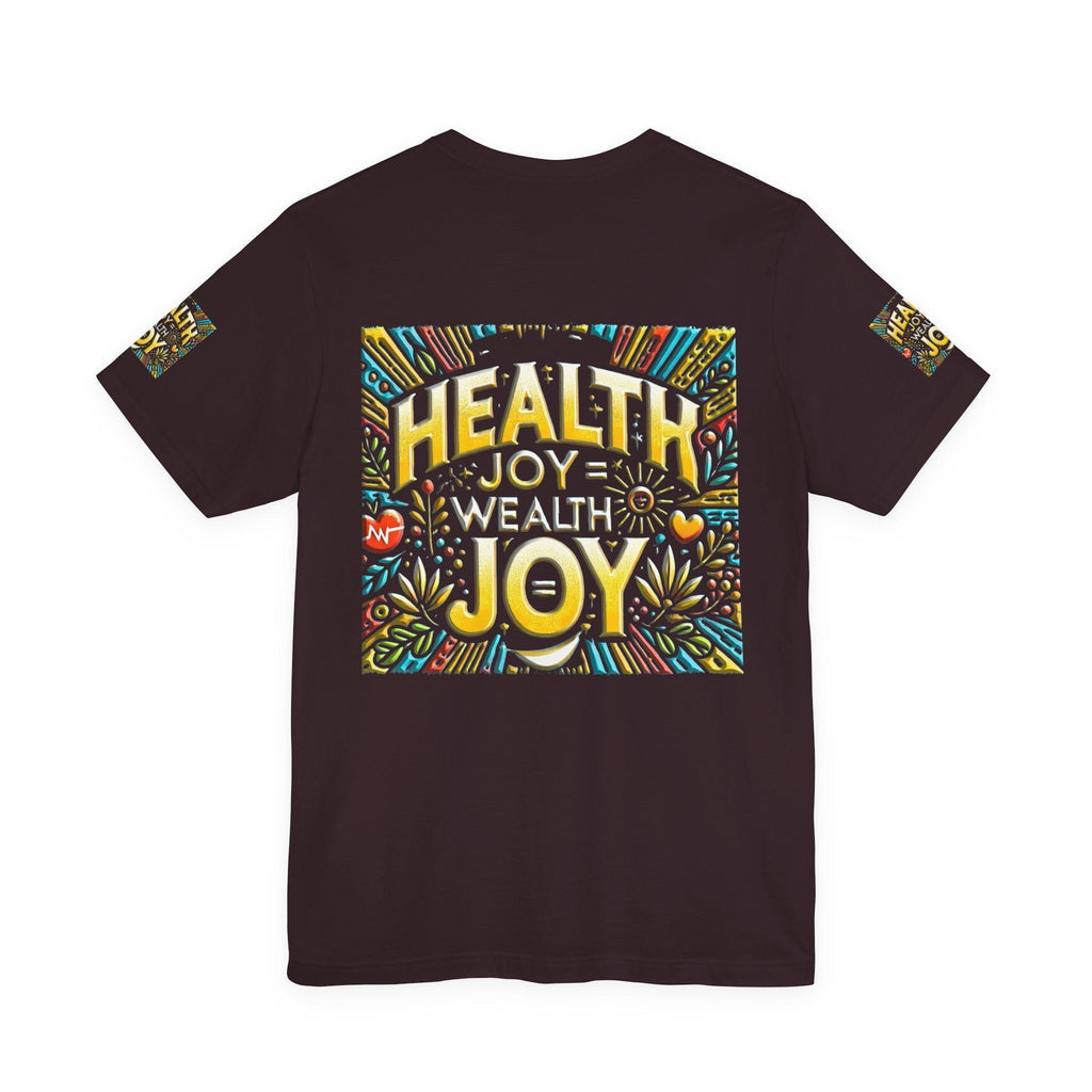 Unisex Jersey Short Sleeve T-shirt – Health Joy - Wealth Joy | Comfy Fit