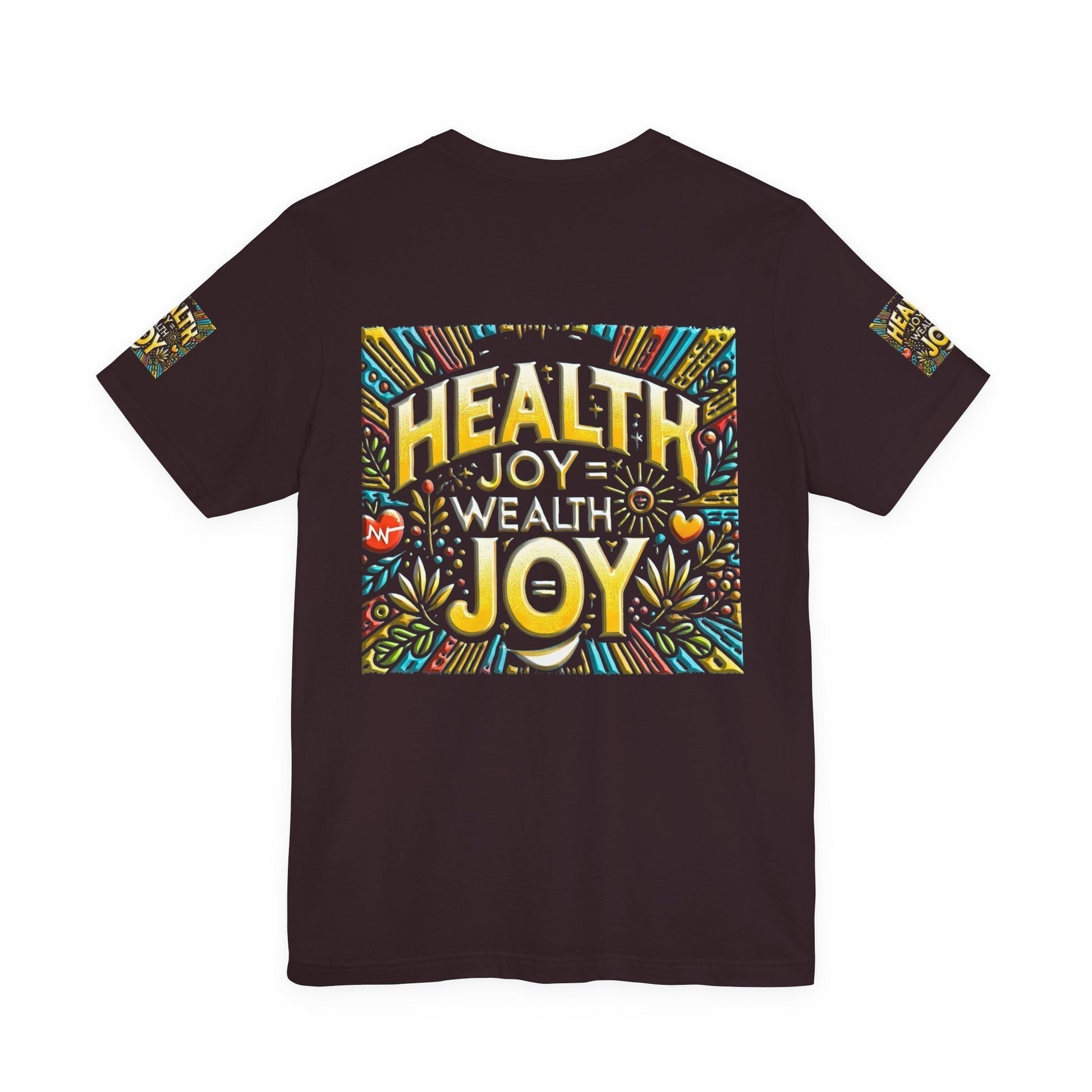 Unisex Jersey Short Sleeve T-shirt – Health Joy - Wealth Joy | Comfy Fit